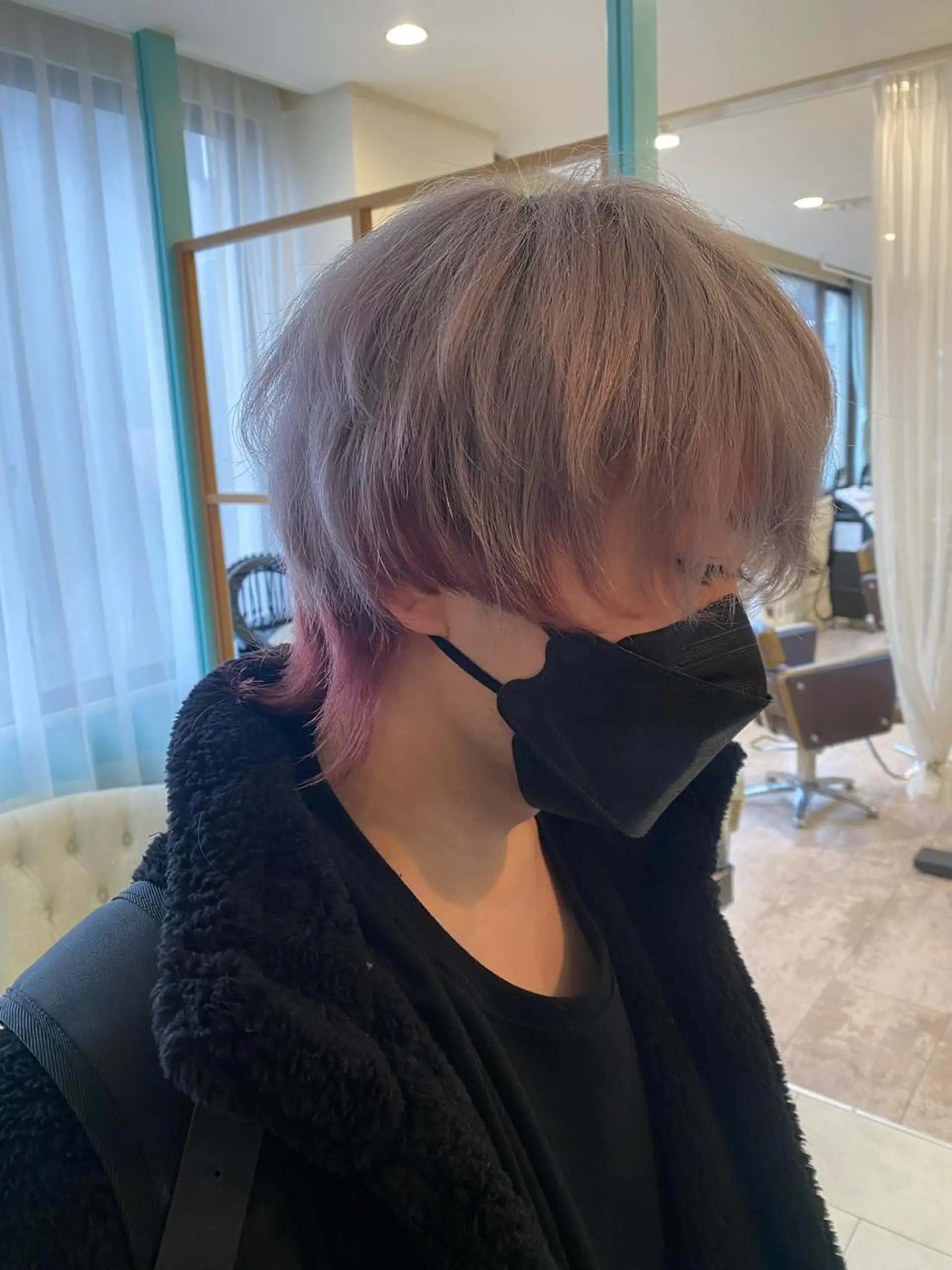 カラー メンズ ダブルカラー レッドカラー シルバー 派手髪系🦄美容師 chikaのヘアスタイル