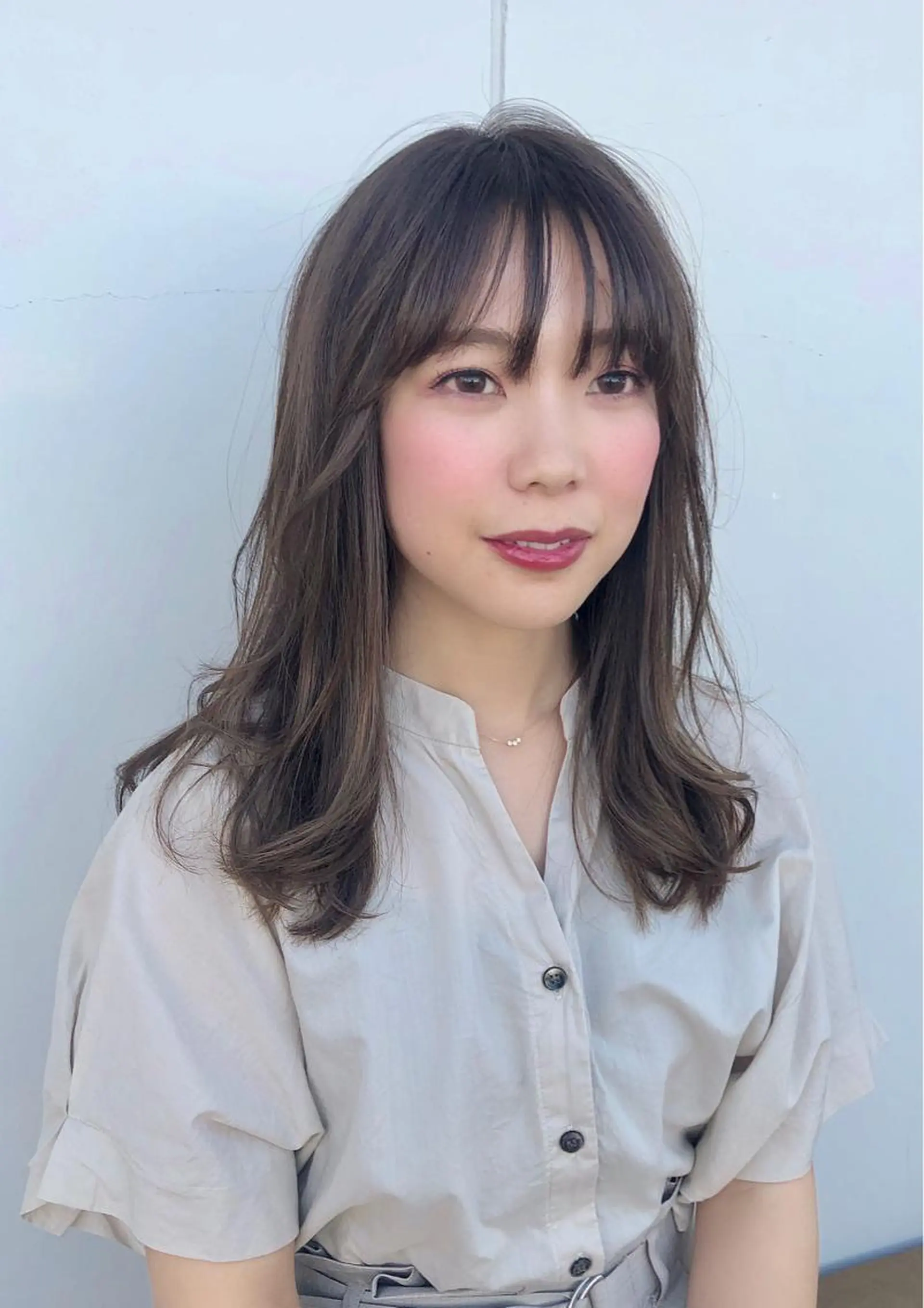 セミロング 遠藤 和美のヘアスタイル