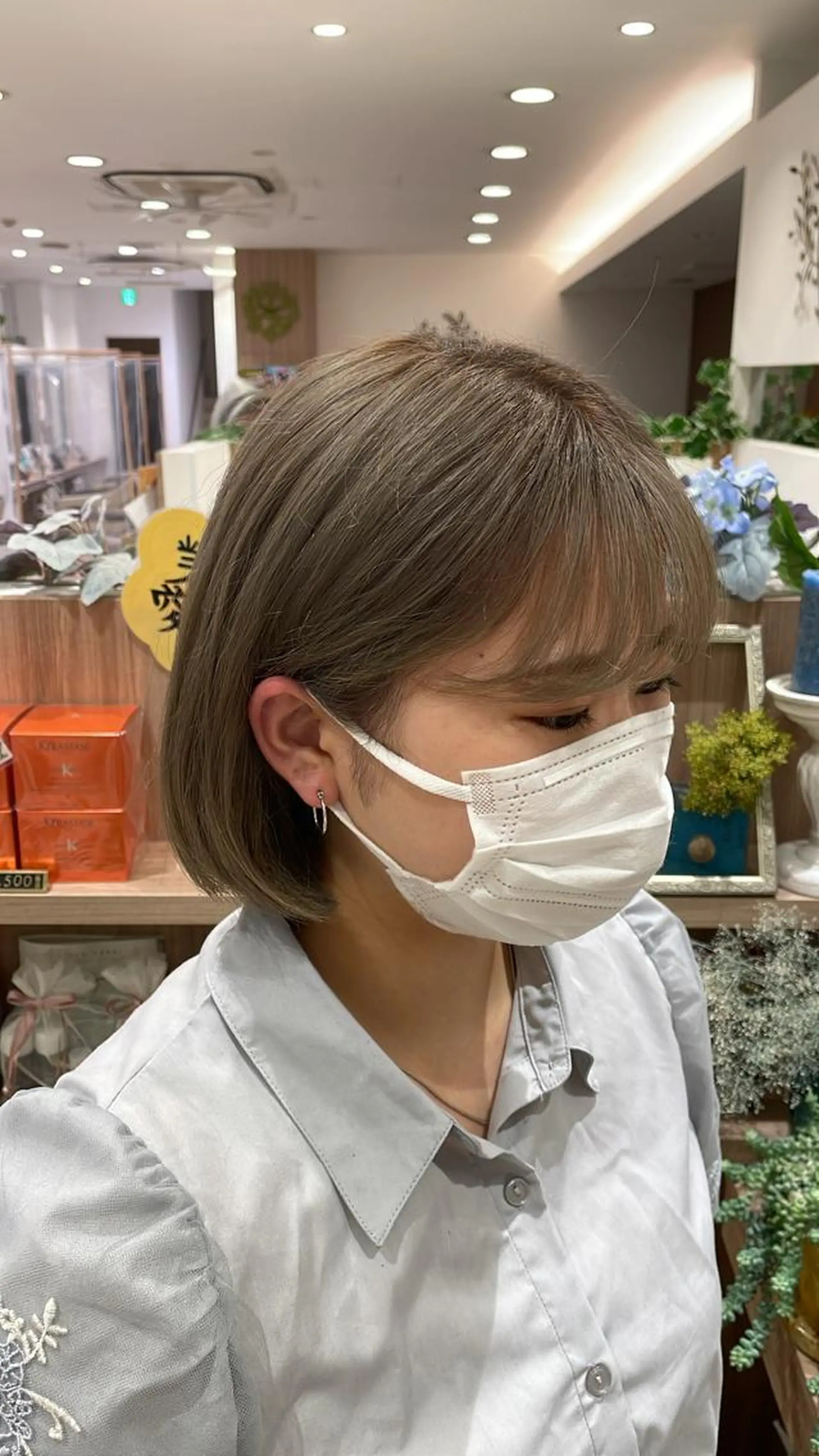 ショート カラー カット 比嘉 龍佑のヘアスタイル