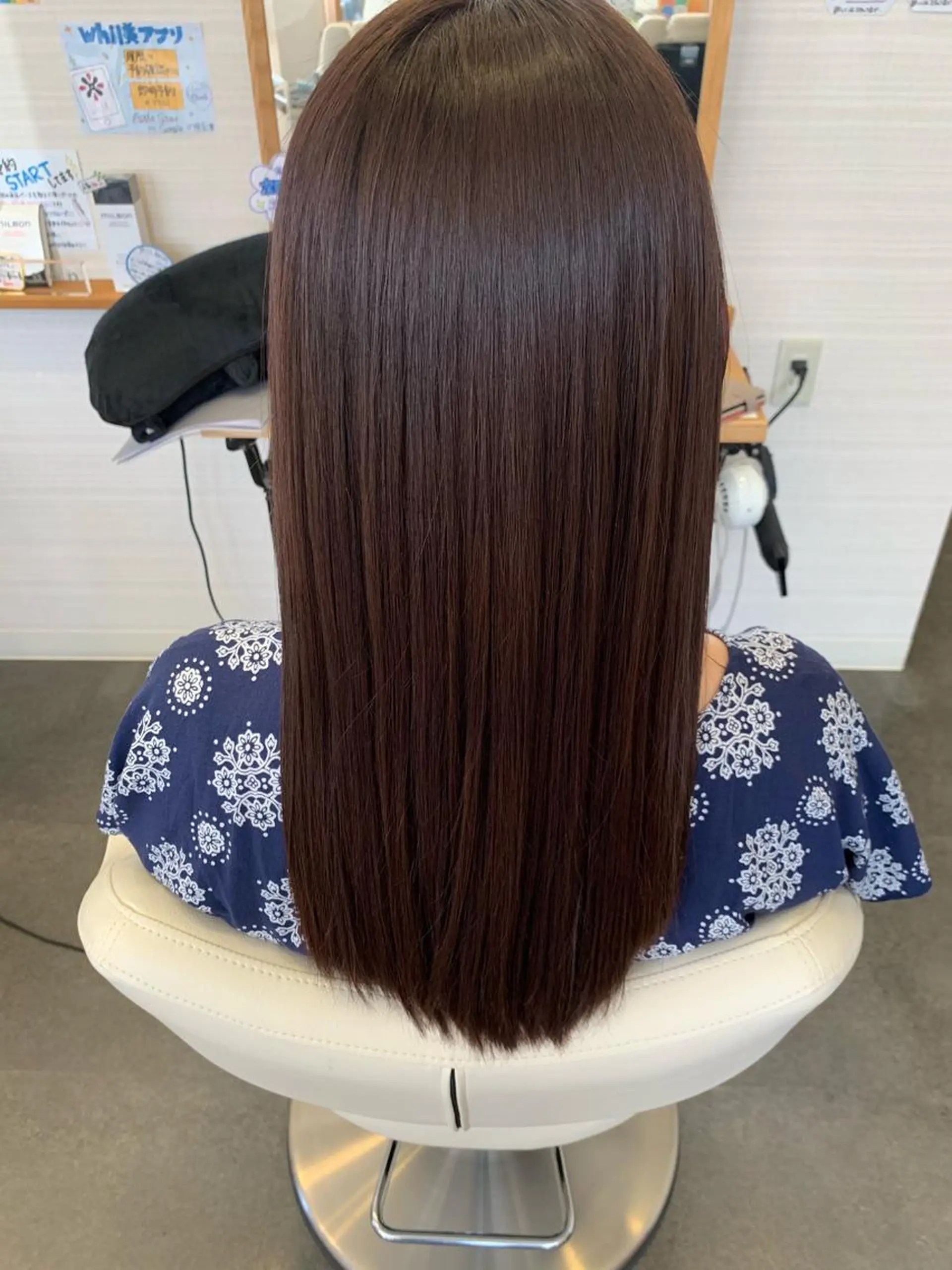 ロング カラー 髪質改善 鵜飼 真伍のヘアスタイル
