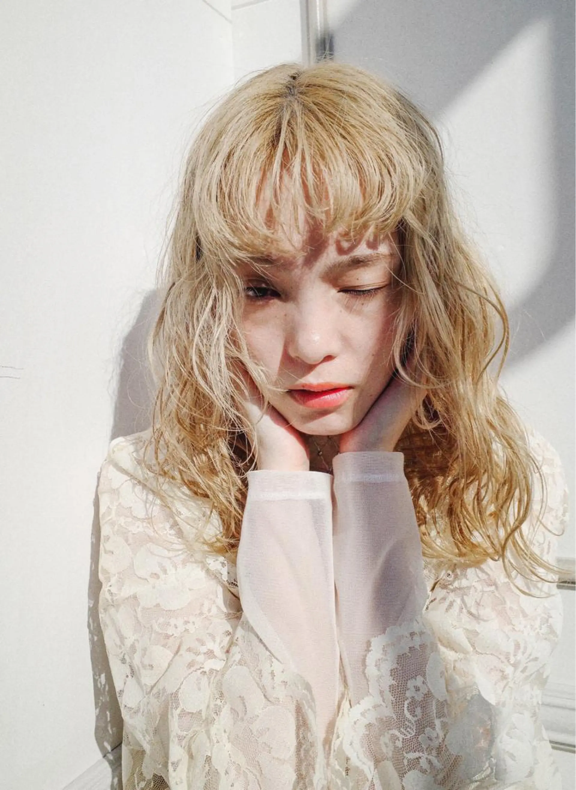 セミロング カラー パーマ SALOWIN熊本 yuseiのヘアスタイル