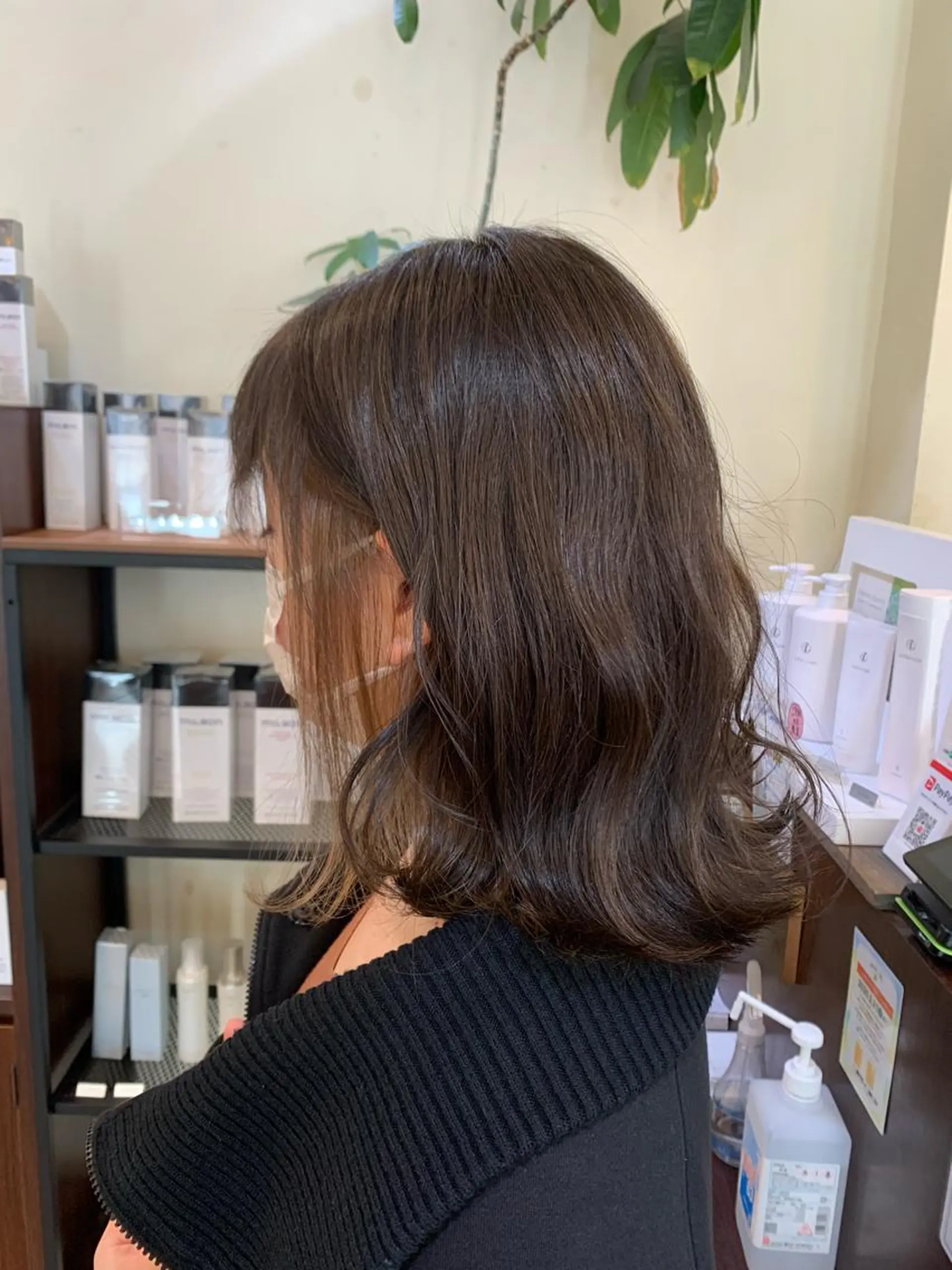 ミディアム 永作 真司のヘアスタイル