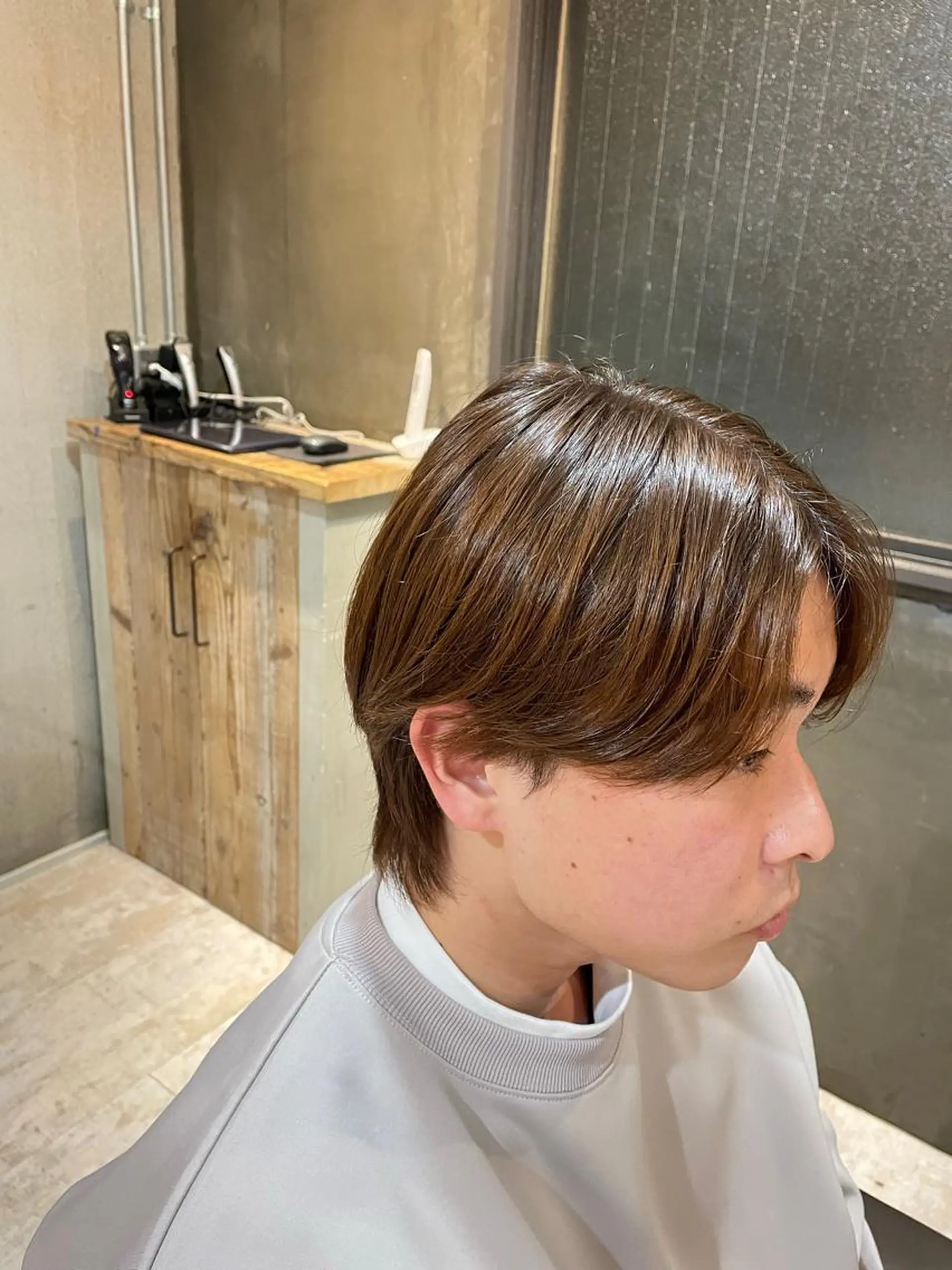 メンズ 阿部 翔一郎/暖色系カラーのヘアスタイル