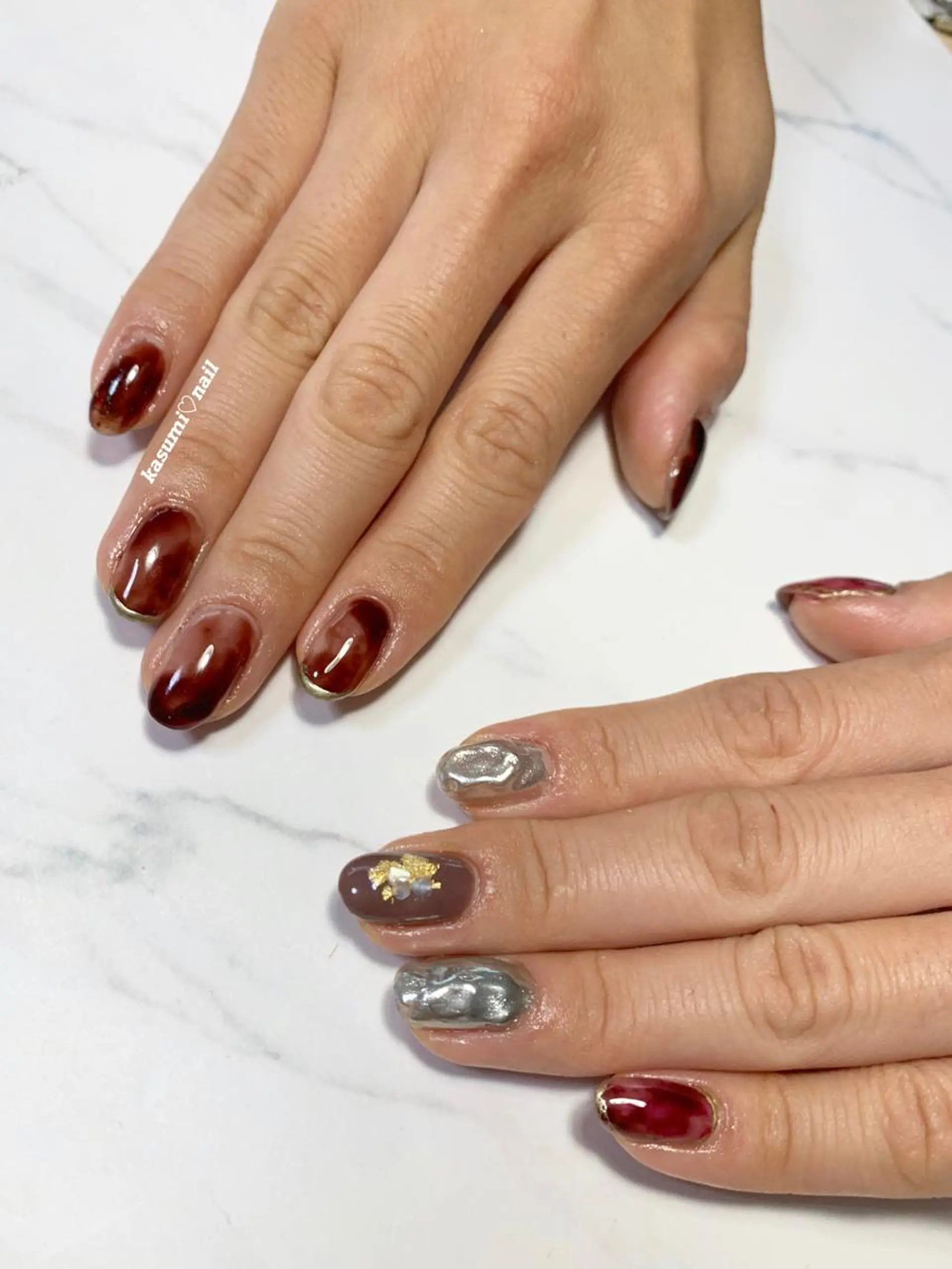 ネイル アートネイル フットネイル ジェルネイル KASUMI♡ Nailのネイルデザイン