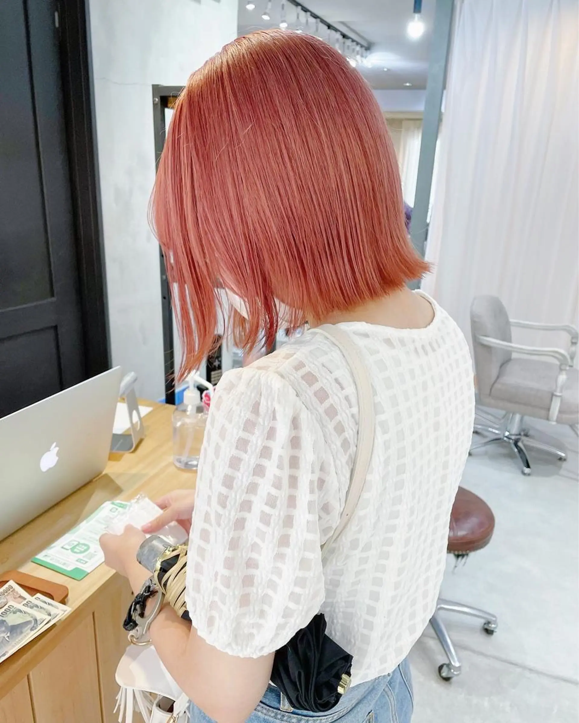 ミディアム カラー パーマ ヘアアレンジ メンズ キッズ ネイル マツエク・マツパ メンズブリーチ ブリーチ カット ヘアカラー 前田 陽南子のヘアスタイル