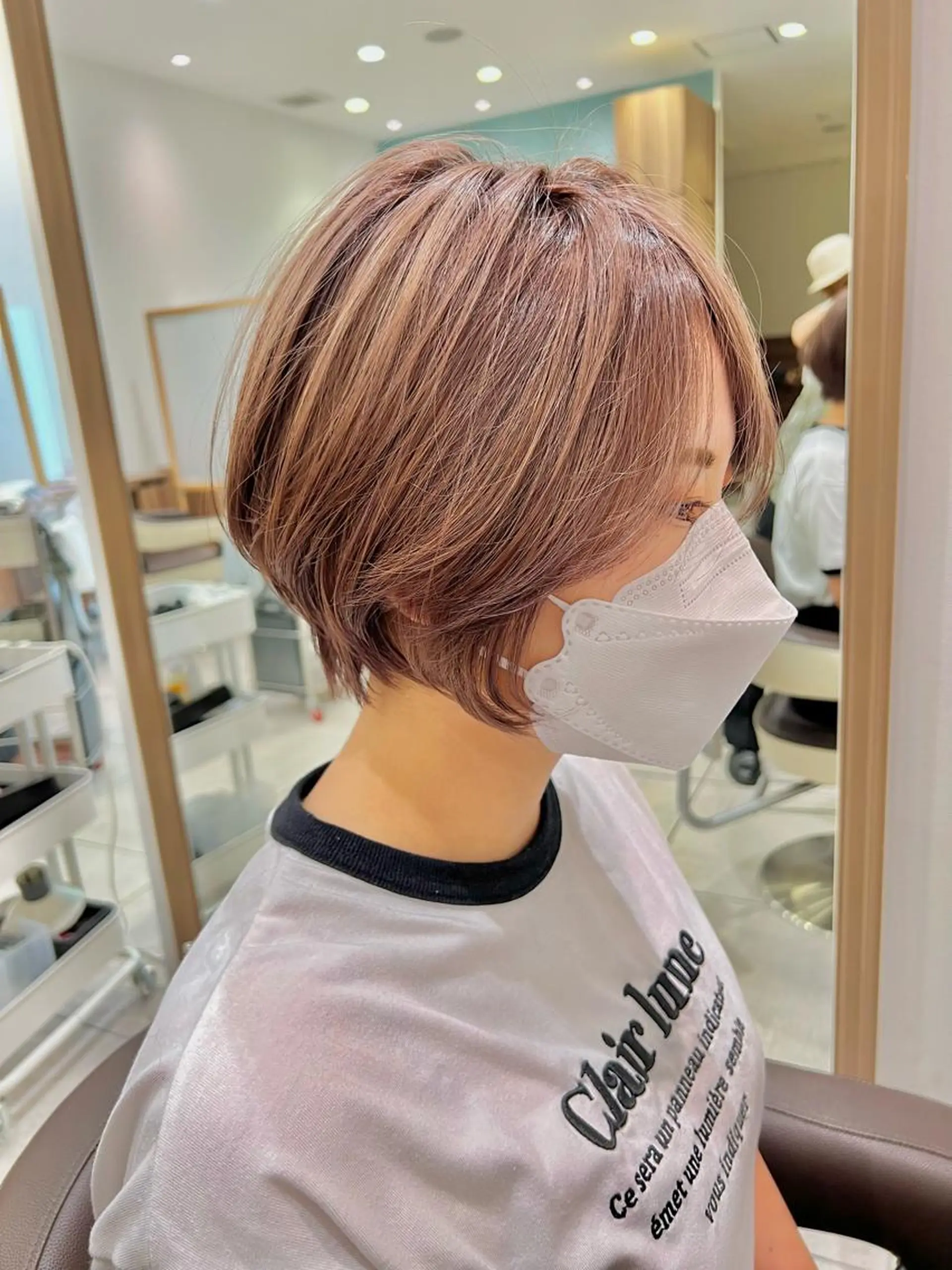 ショート カット ヘアカラー トリートメント 大人ショート/ 高下将一のヘアスタイル