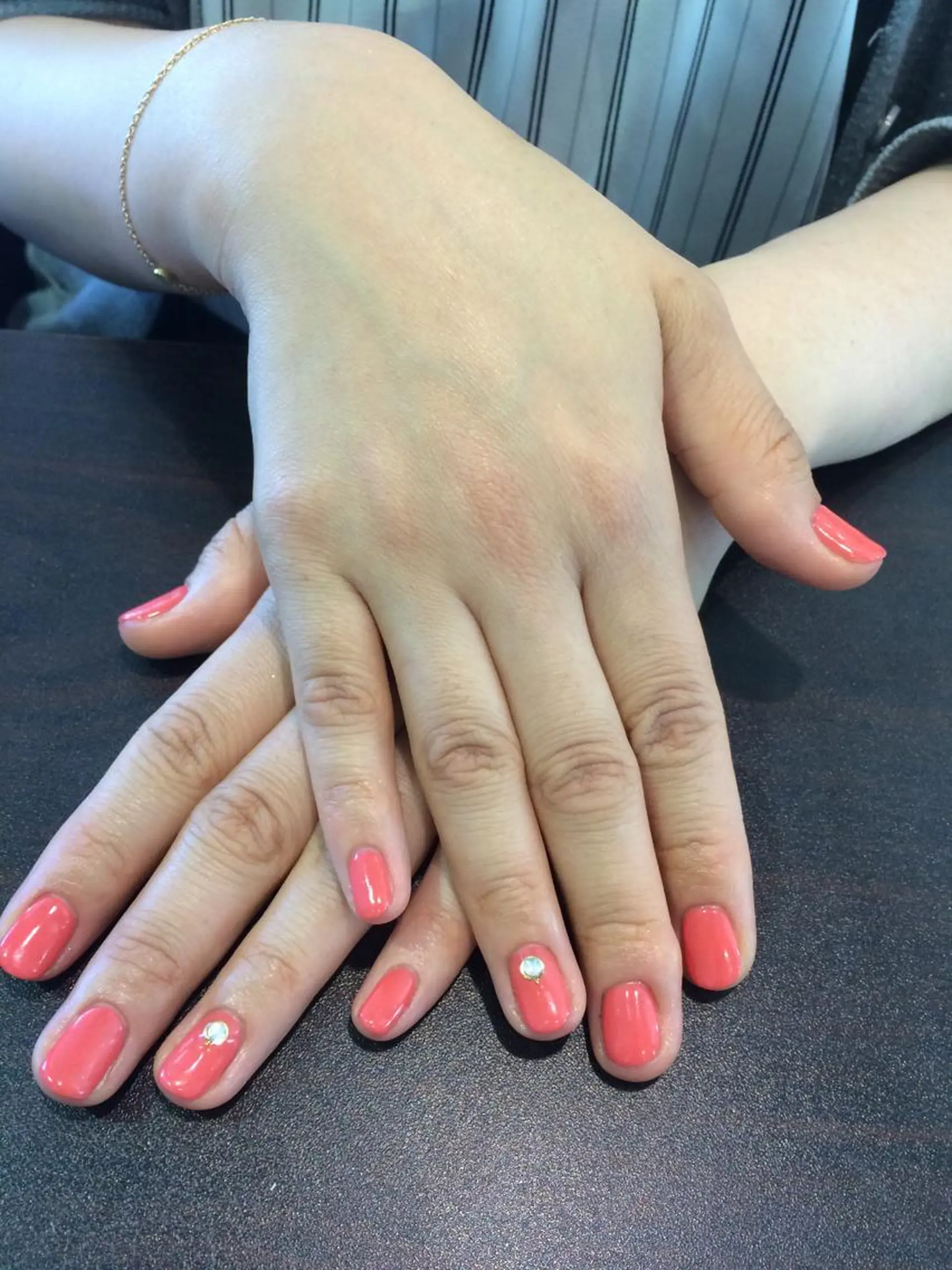 ネイル ストーンネイル M nail はやまうららのネイルデザイン