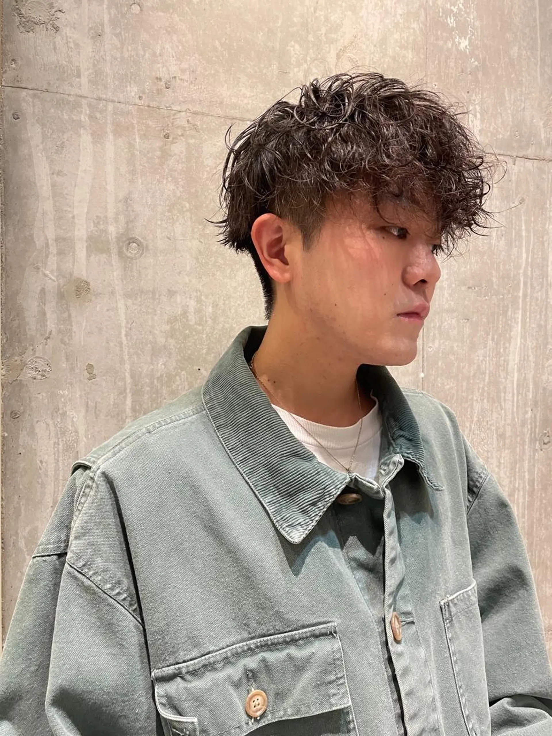 ショート パーマ メンズ log所属・近藤 裕嗣のヘアスタイル