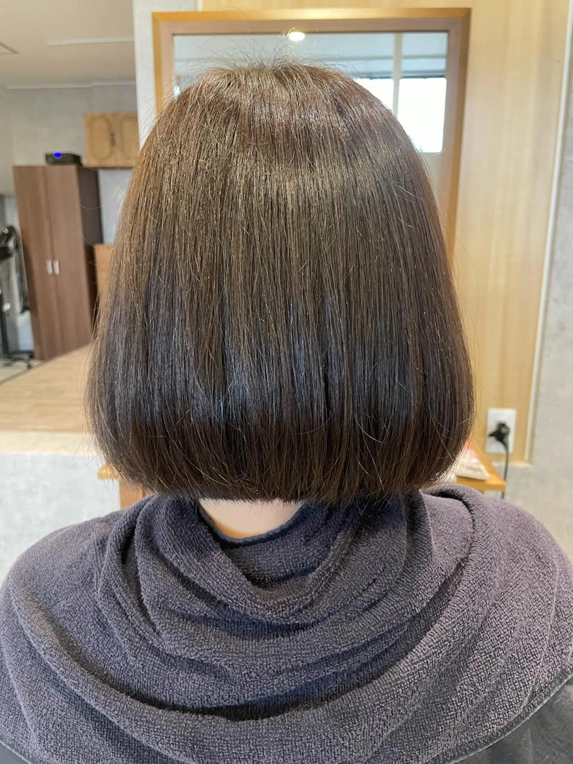 ショート アッシュ 髪質改善 AOI soenのヘアスタイル