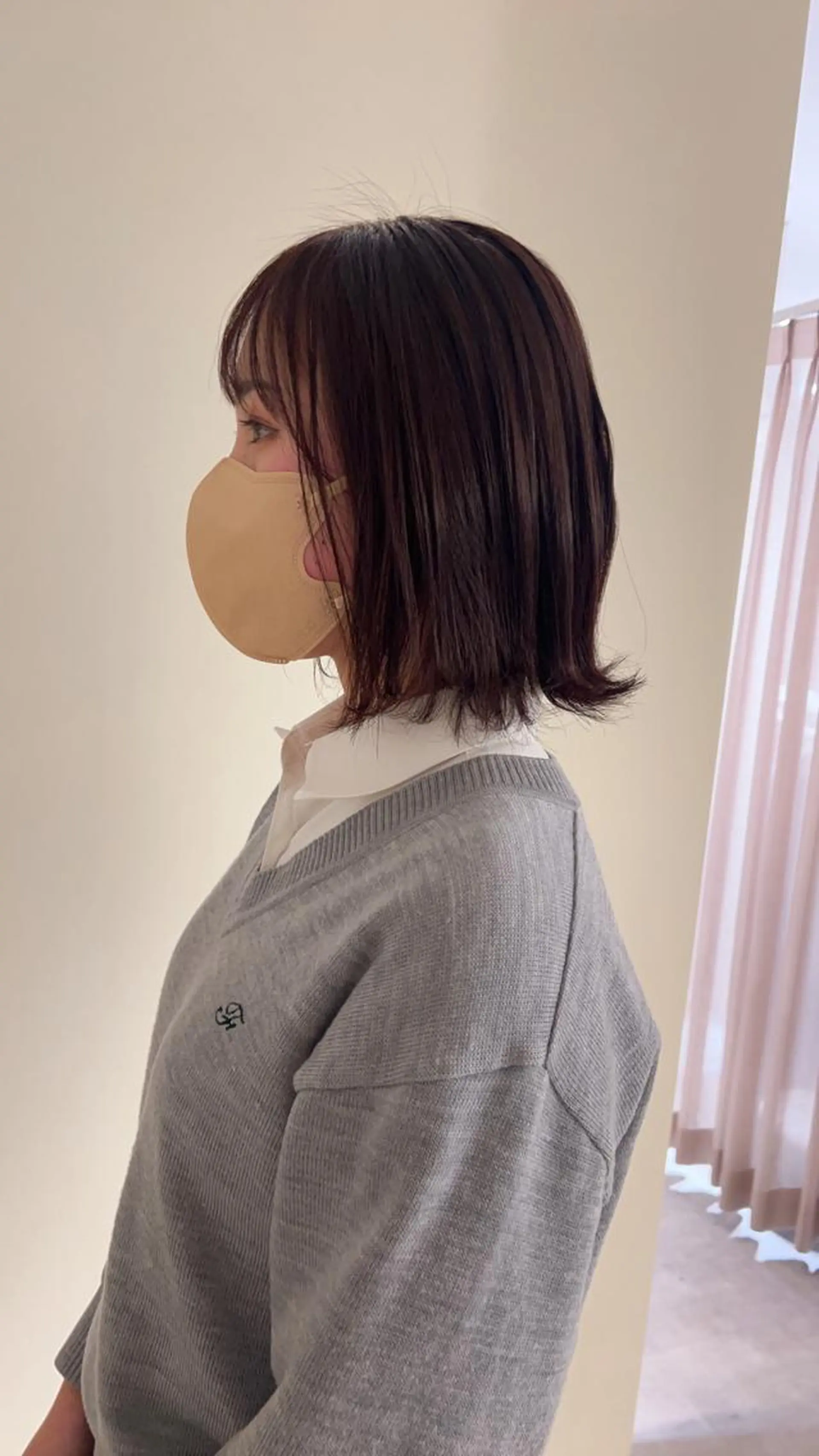 ミディアム カット ヘアカラー 🫧ツヤ髪個室美容室 安食茉莉🫧のヘアスタイル
