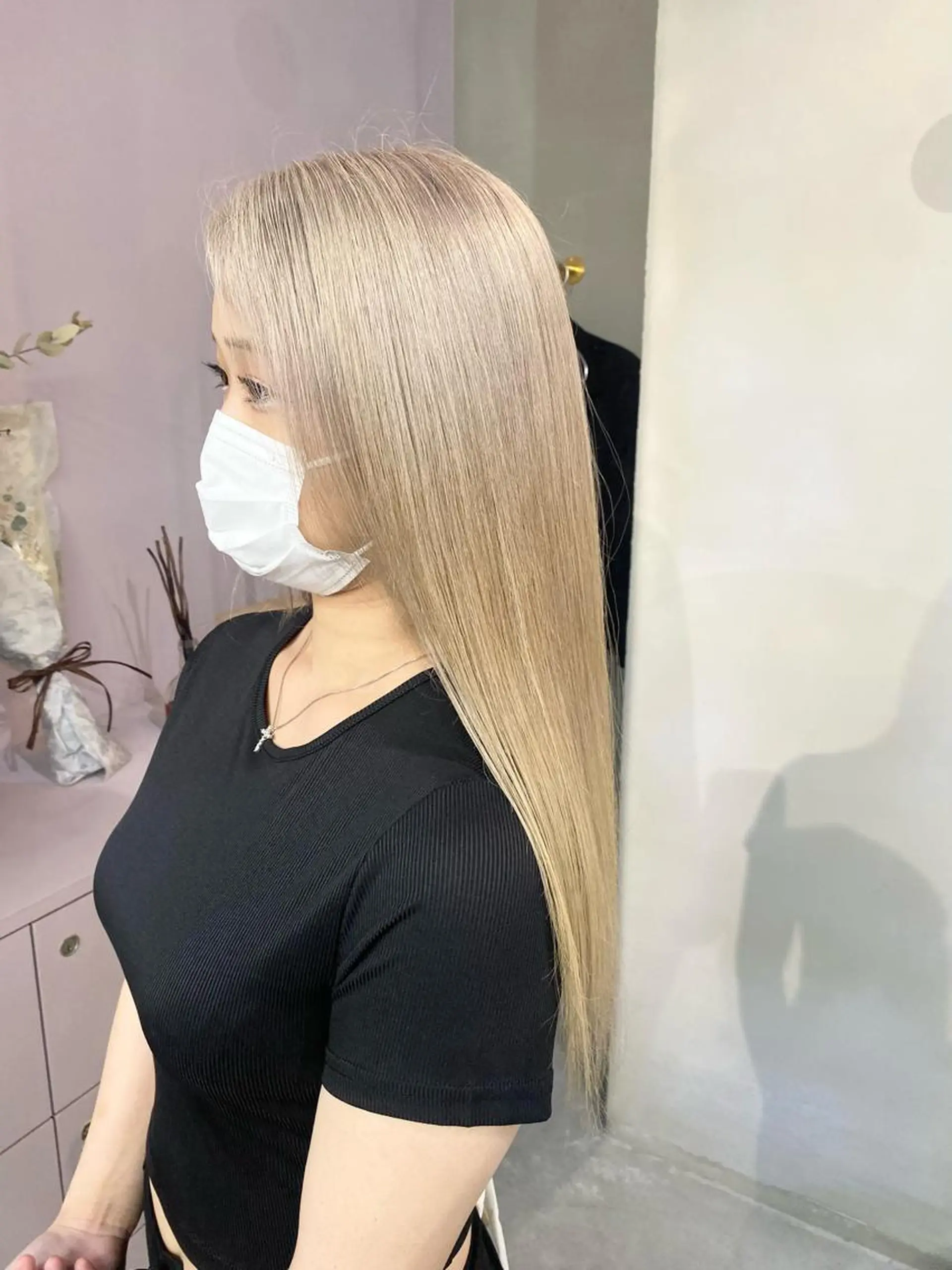ロング カラー 前橋 姫奈のヘアスタイル