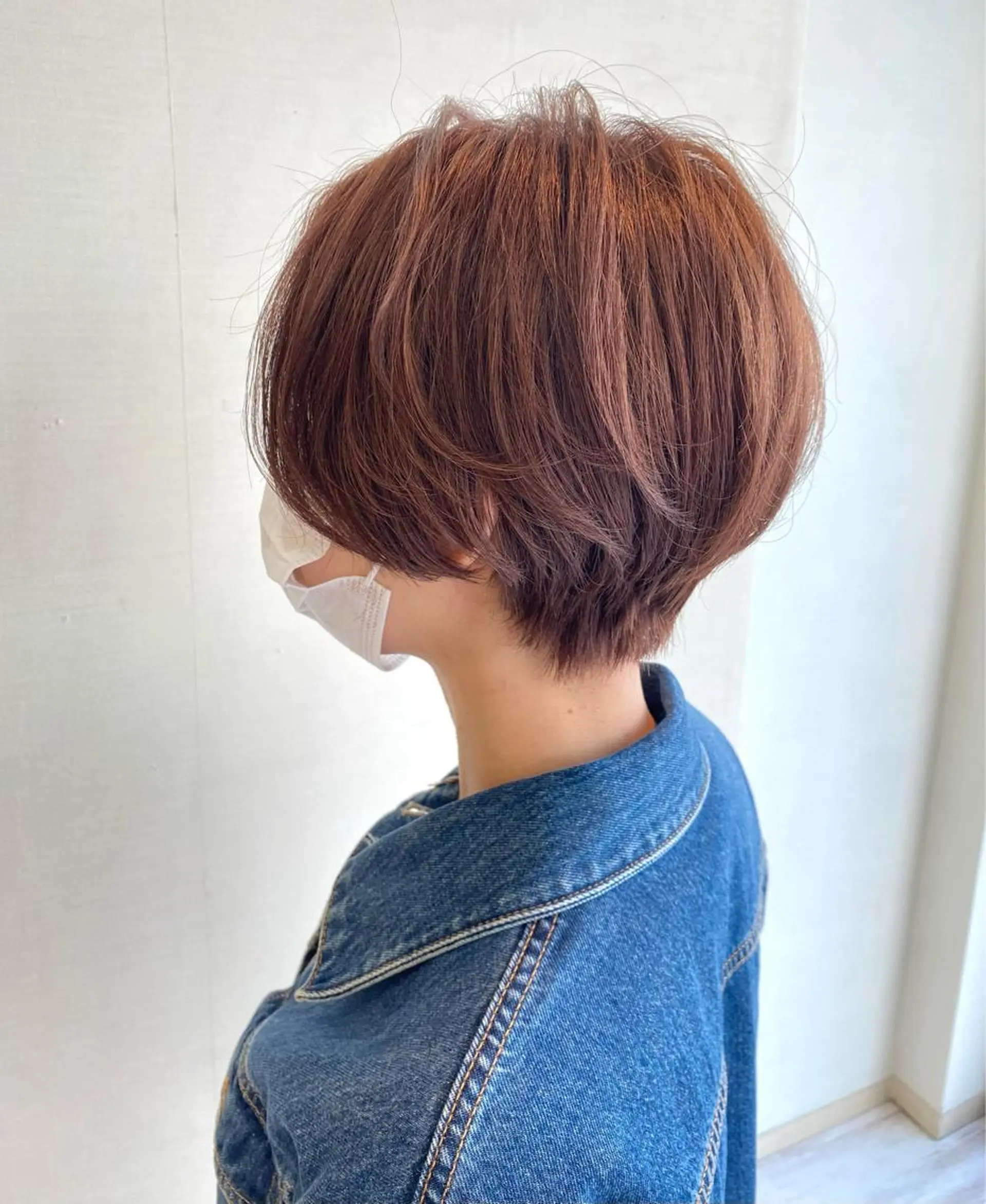 ショート カラー ハンサムショート ベージュカラー ピンクカラー ピンクベージュ ショートヘア ショート/ボブ🌿 大野ちかのヘアスタイル