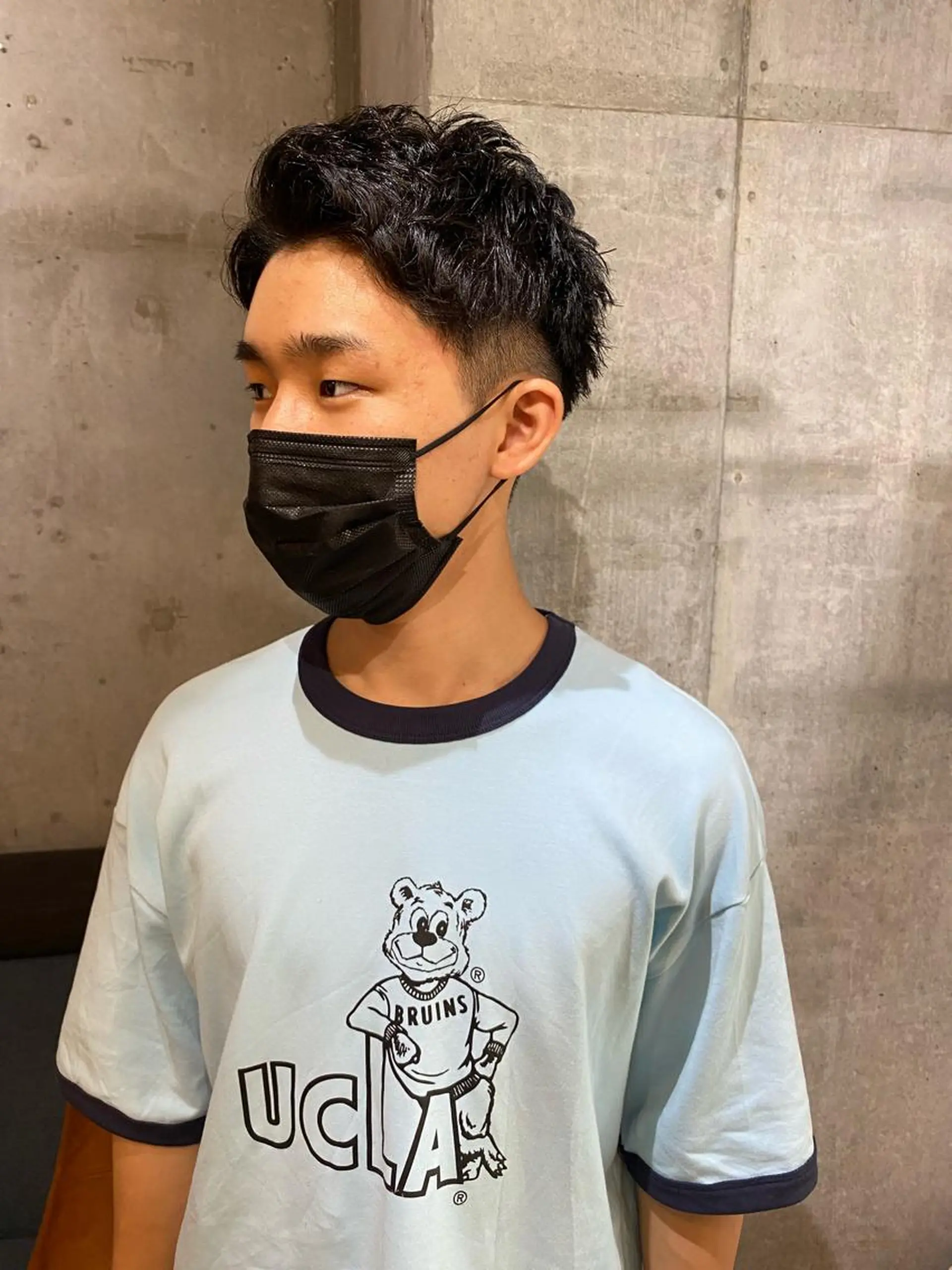 メンズ マッシュ メンズパーマ メンズツイストパーマ ツーブロック 刈り上げ カット ヘアセット 心斎橋/メンズ /ルレイル/地形真希のヘアスタイル