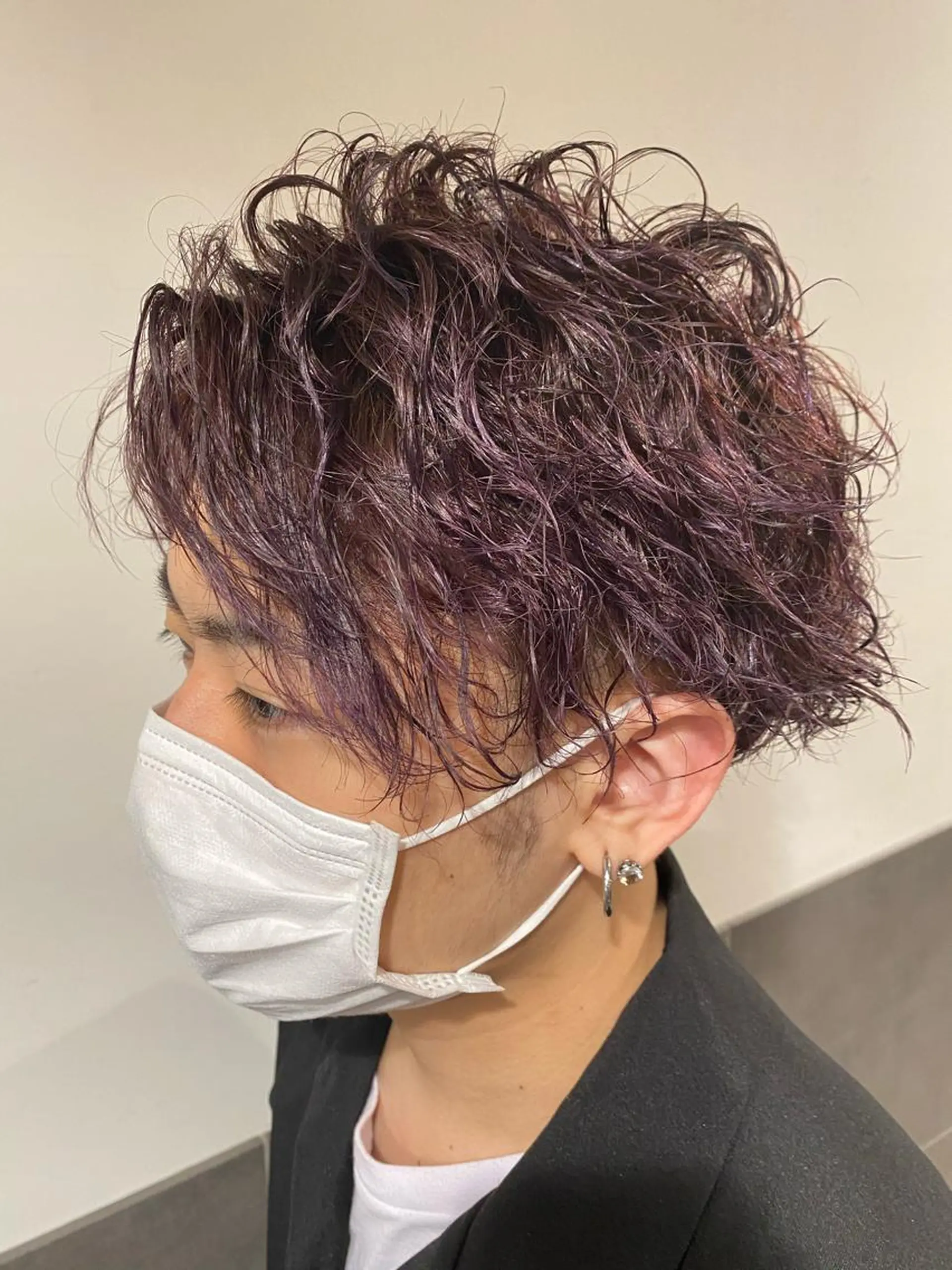 カラー パーマ メンズ カット パーマ ⭕️メンズパーマ⭕️ 山口　裕太郎のヘアスタイル