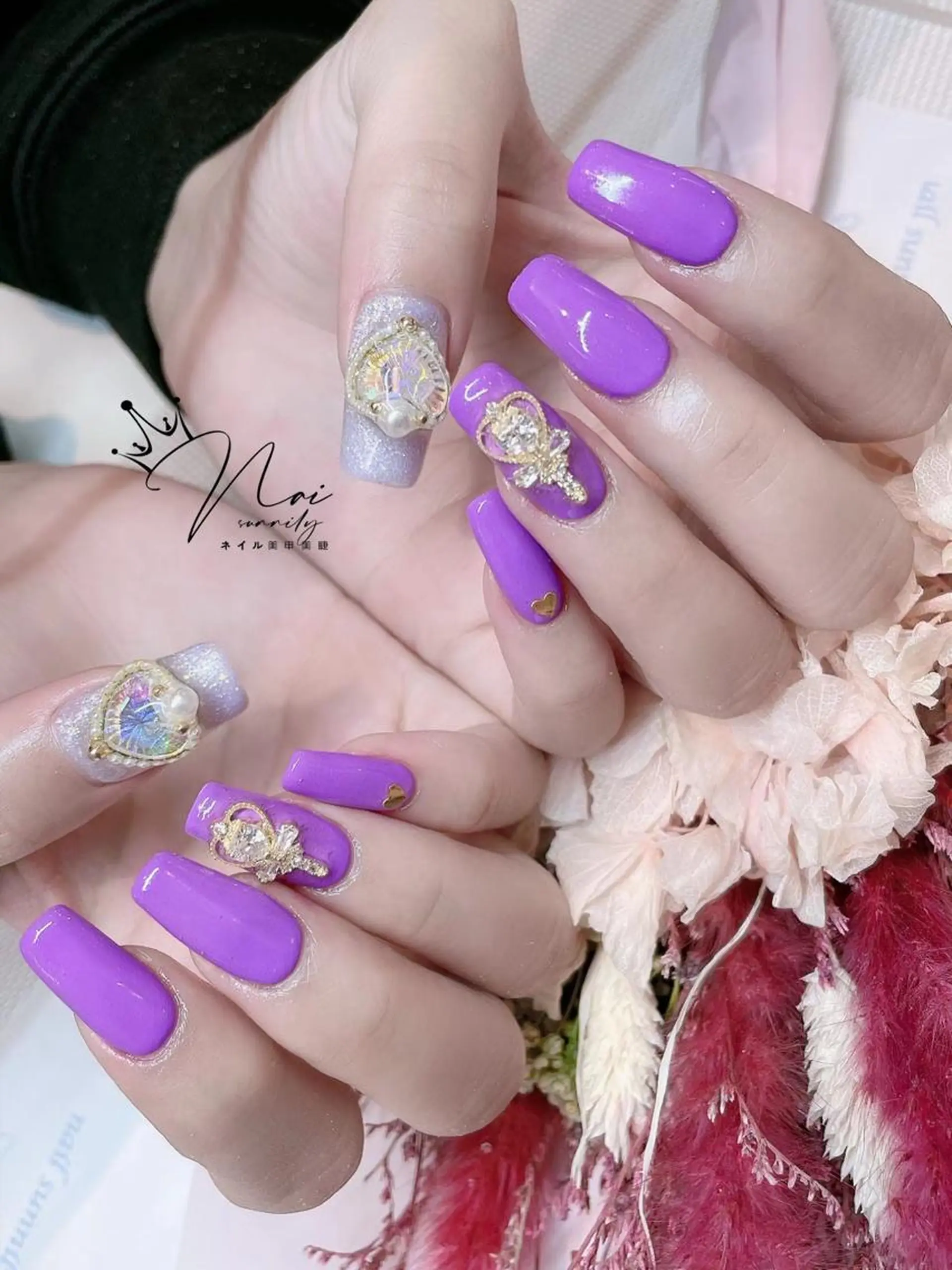 ネイル 長さだし専門店 M2　rikaのネイルデザイン