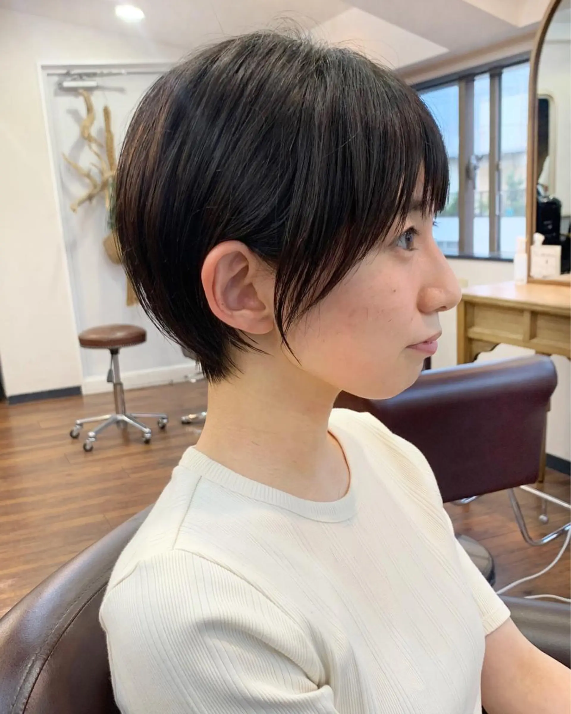 ショート 縮毛矯正/ショート/ レイヤー/畑中正敏のヘアスタイル