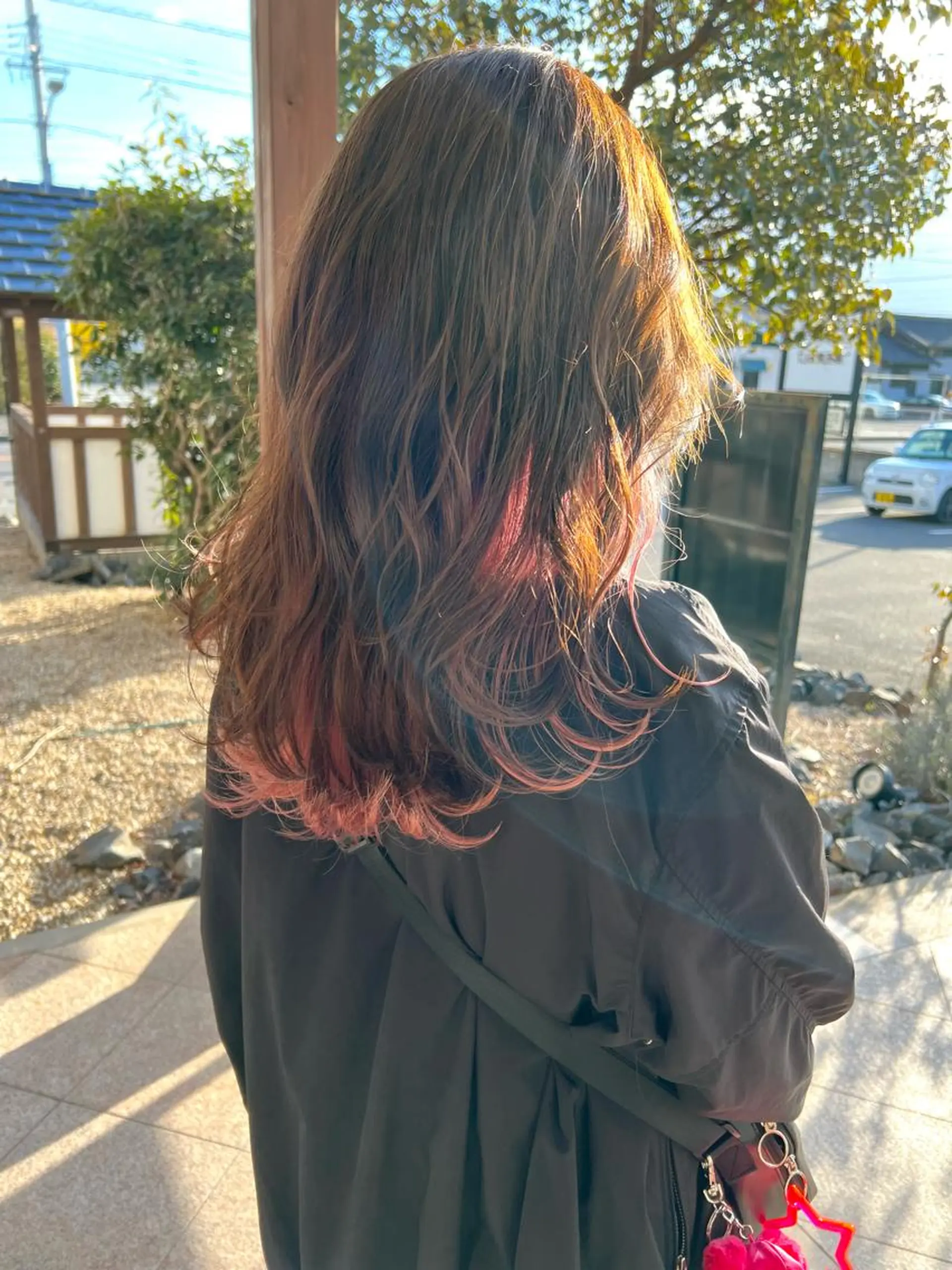 ミディアム カラー パーマ Artist 藤﨑紘成のヘアスタイル