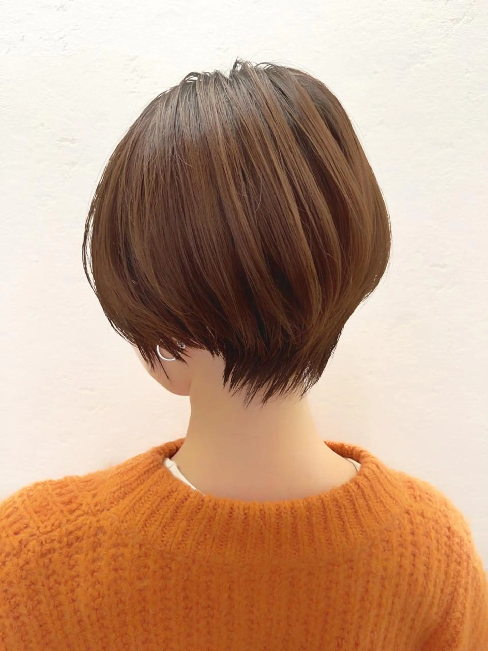 ショート カラー ショートボブ 丸みショート ボブ くびれヘア 髪質改善 KAORU/絹髪 /髪質改善/奈良のヘアスタイル