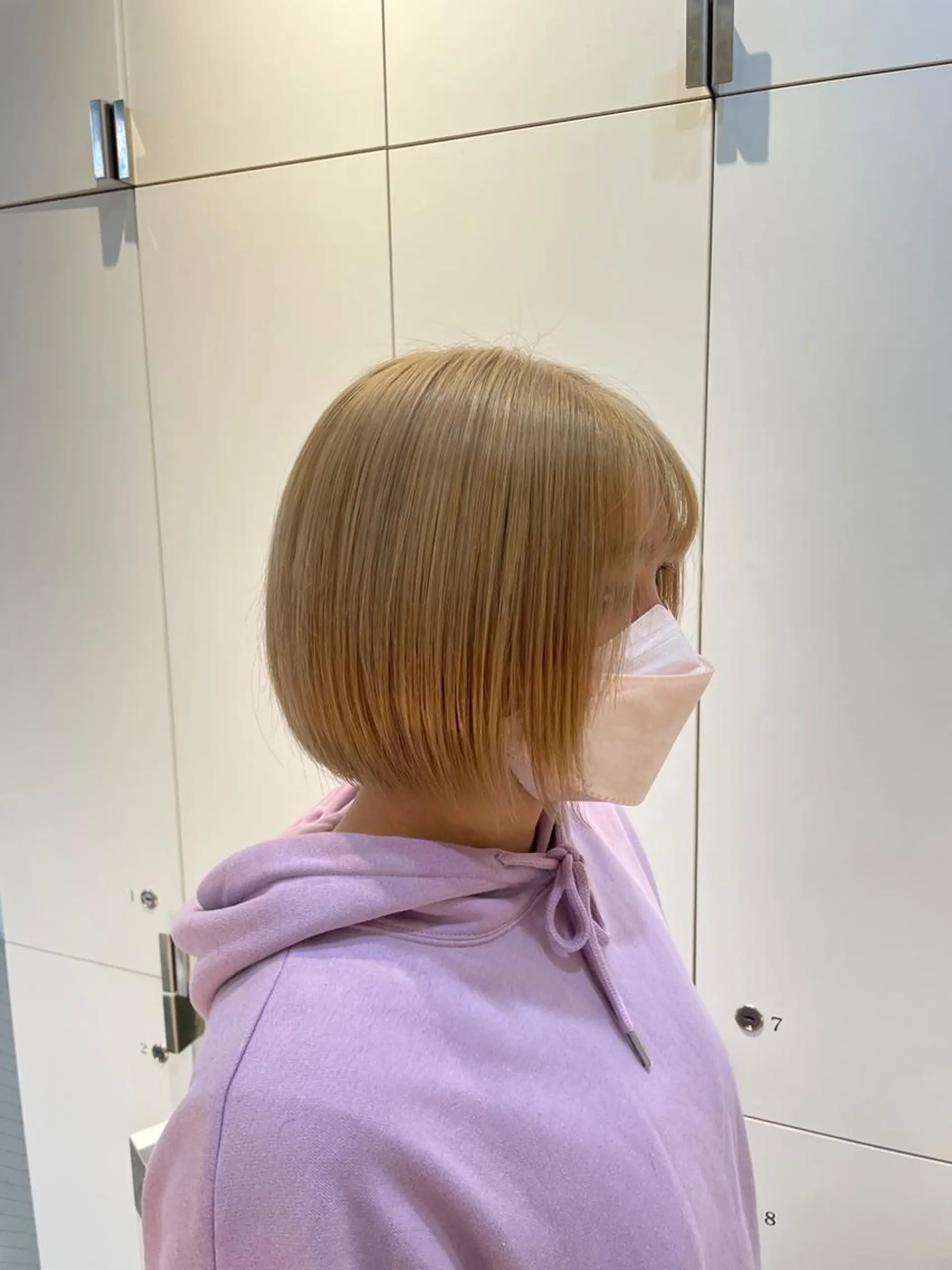 ショート カラー ヘアアレンジ ベージュカラー ブロンド ブロンドベージュ ヘアカラー トリートメント ヘッドスパ ヘアセット 艶髪✨寒色カラー✨ 翁長孝輔のヘアスタイル