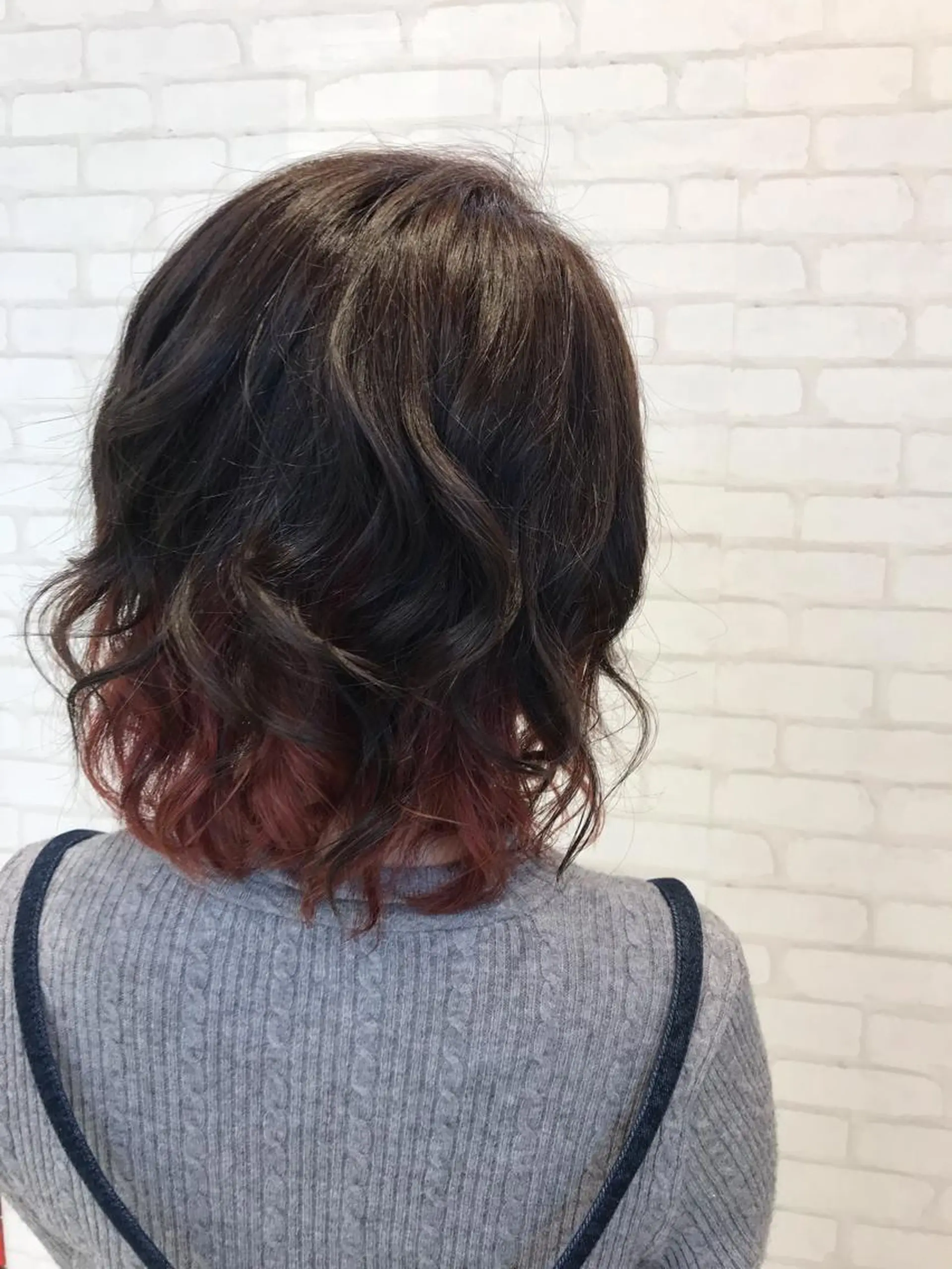 ミディアム カラー 中川 拓弥のヘアスタイル
