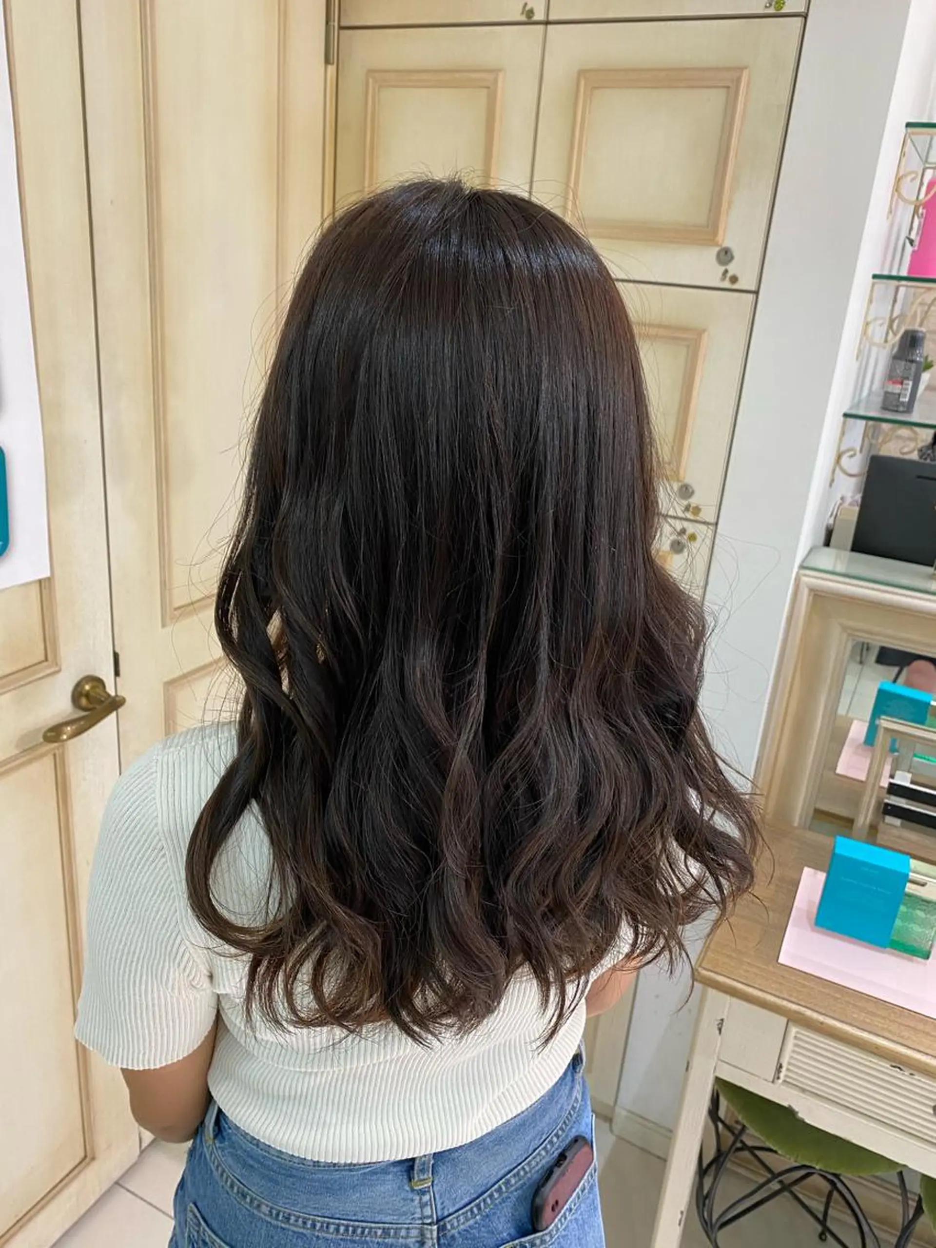 ミディアム ヘアアレンジ 透明感カラー 古山 結季🌙🖤のヘアスタイル