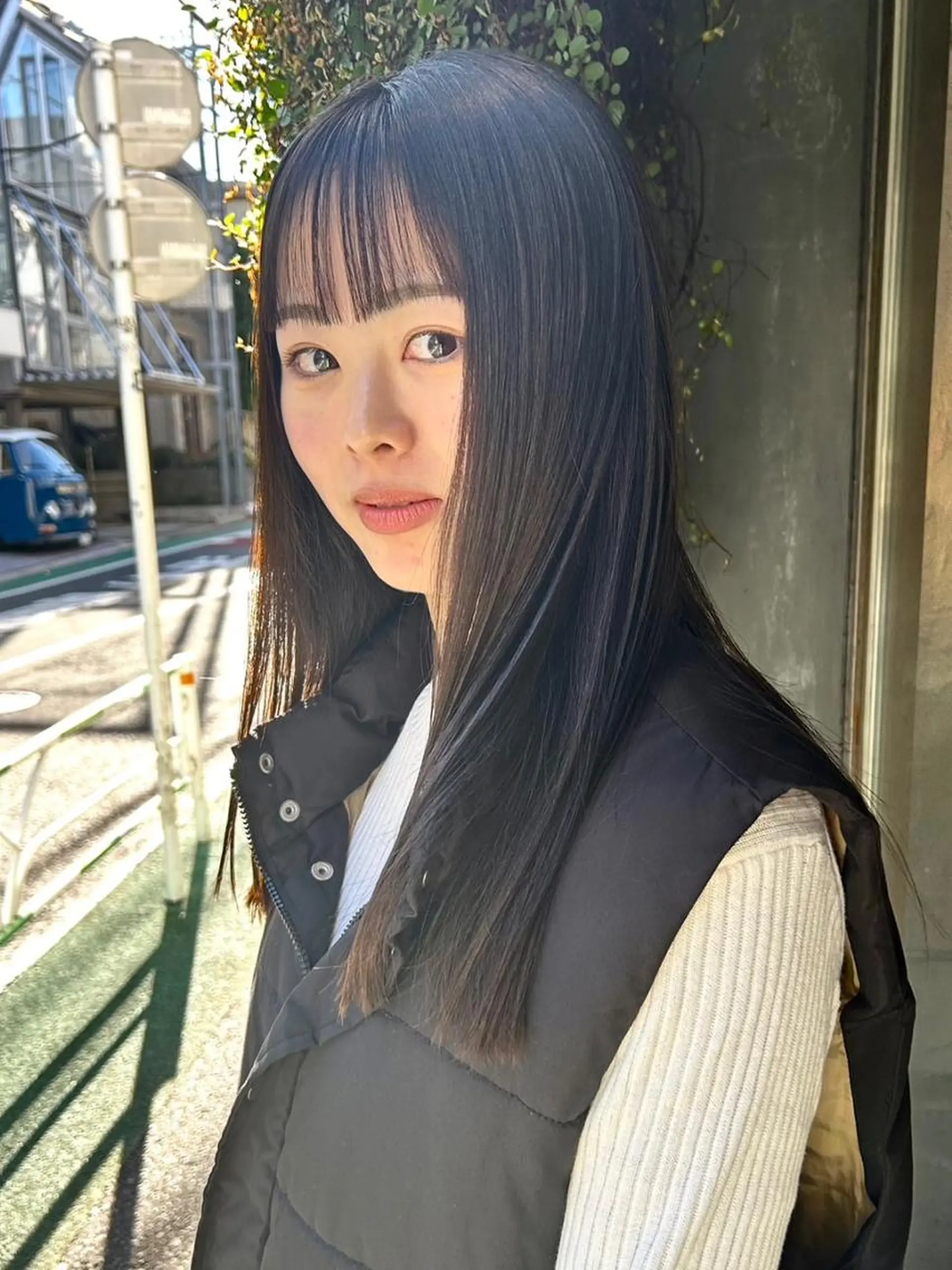 ロング カラー カット ヘアカラー トリートメント 🌼U24 ヘアデザインラボのヘアスタイル