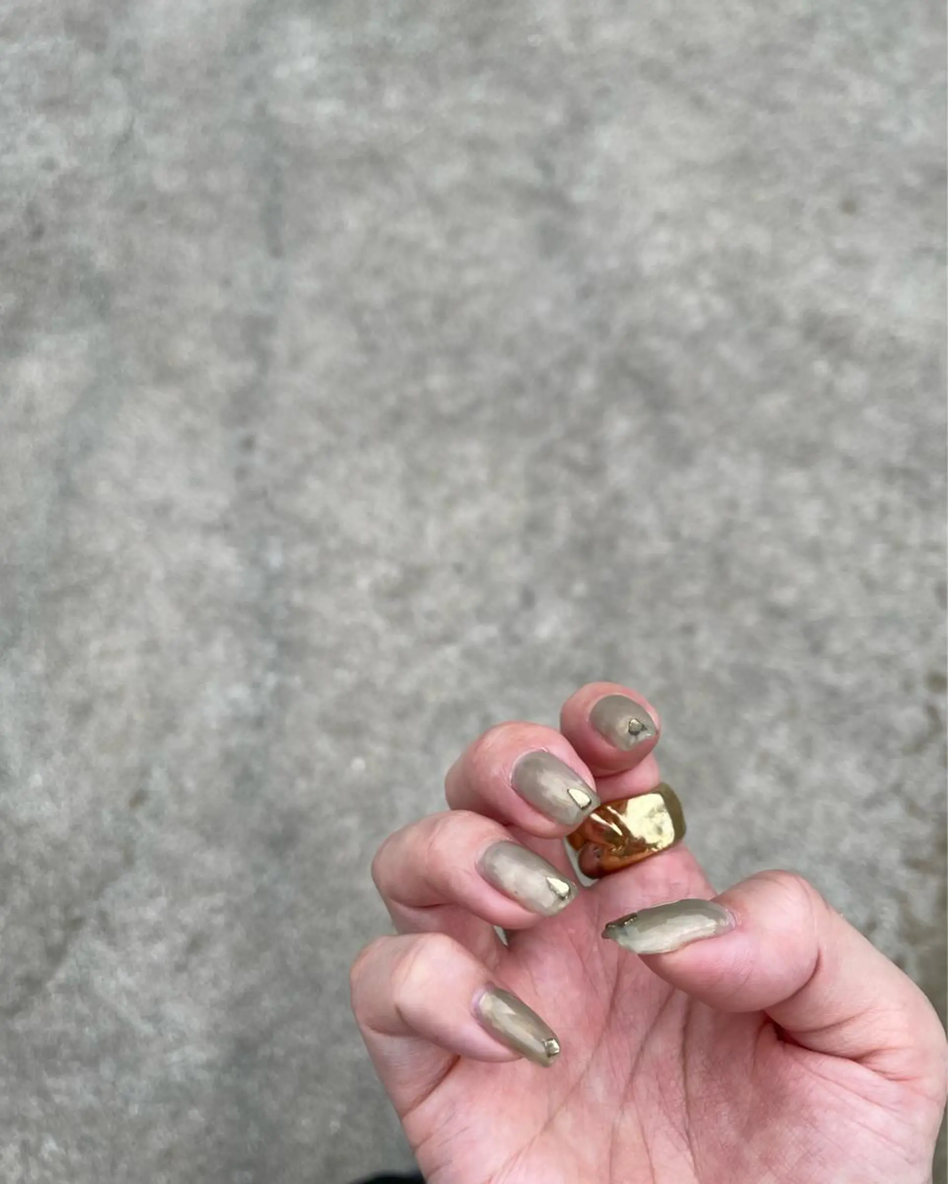 ネイル オーロラネイル ハンドネイル フットネイル kiii.__ ✴︎*のネイルデザイン