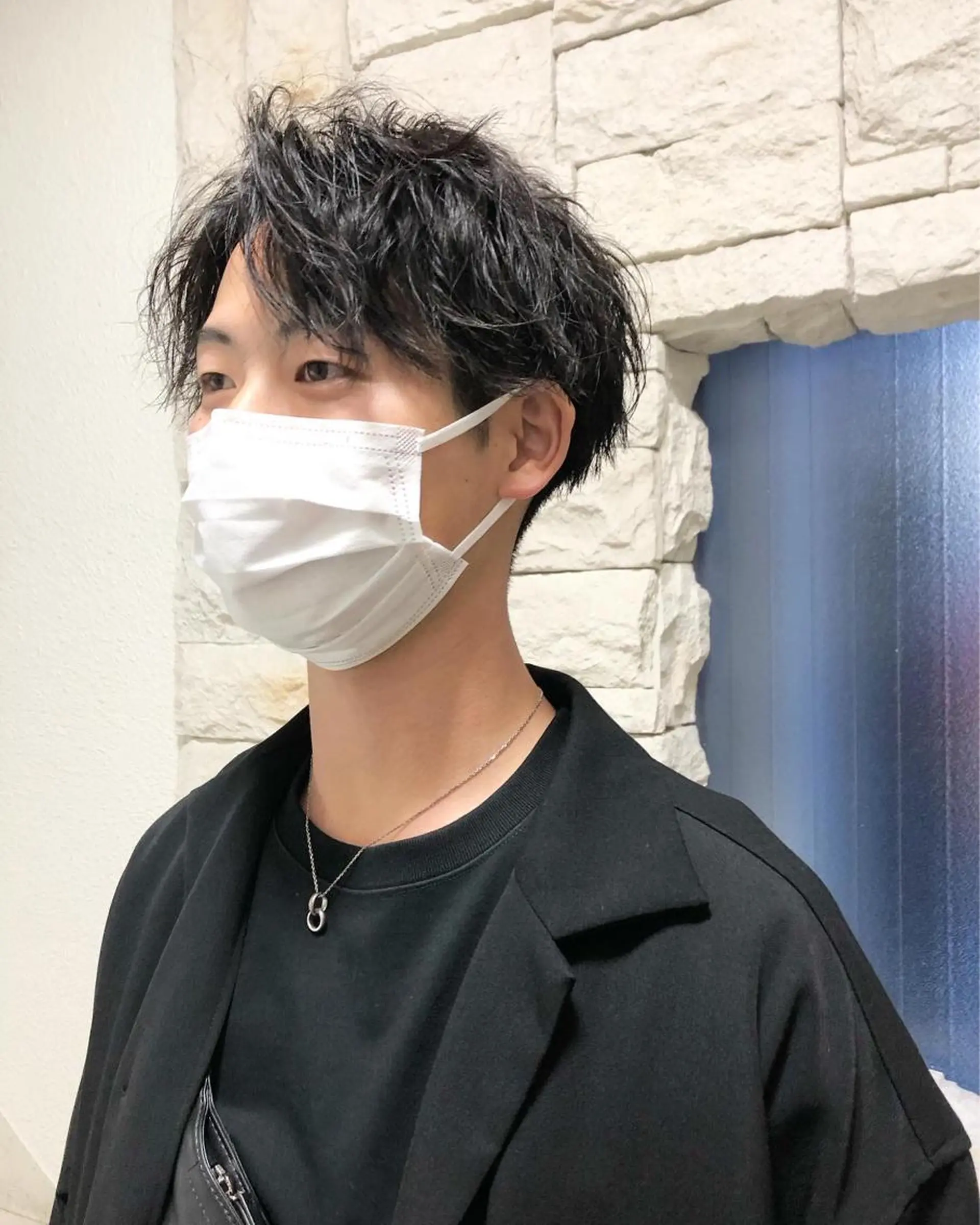 パーマ ヘアアレンジ メンズ カット パーマ トリートメント ヘアセット ainico+所属・メンズ特化✂️栗原 侑也のヘアスタイル