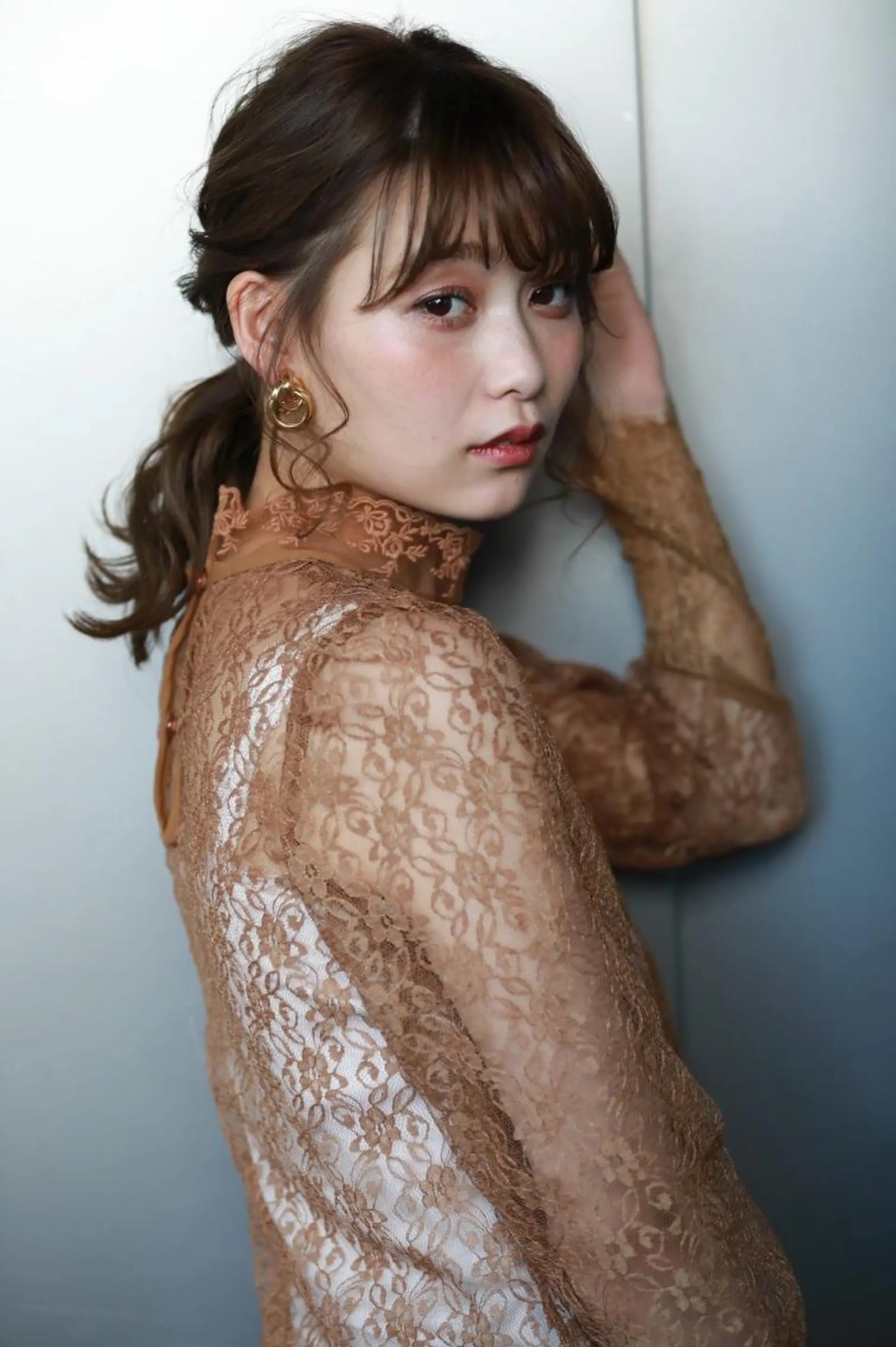 ミディアム ミディアムパーマ ボブ ハイライト 髪質改善 トリートメント 💈Chlom💈_ 公式_NewOpenのヘアスタイル