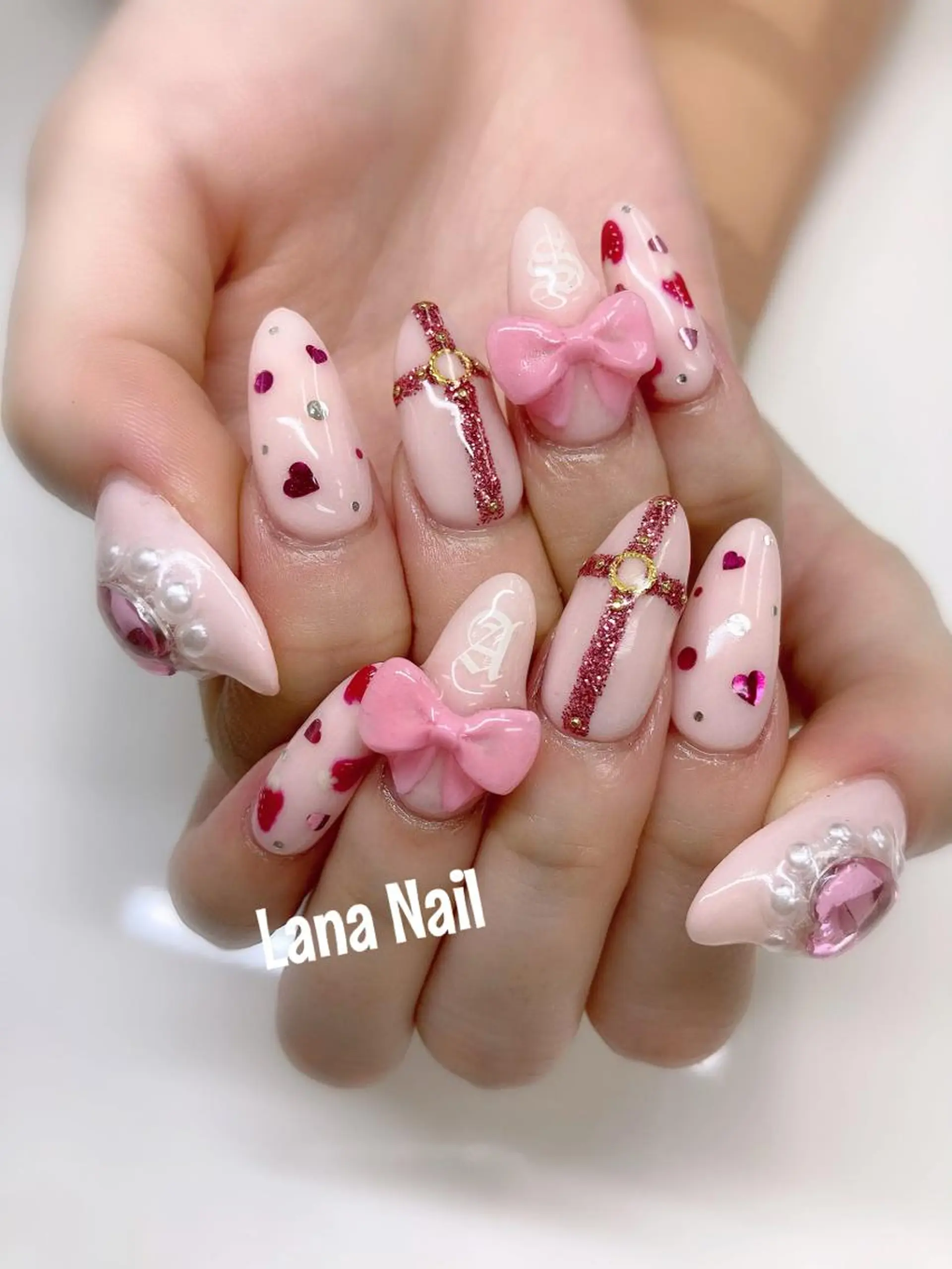 ネイル スカルプネイル Lana Nailのネイルデザイン