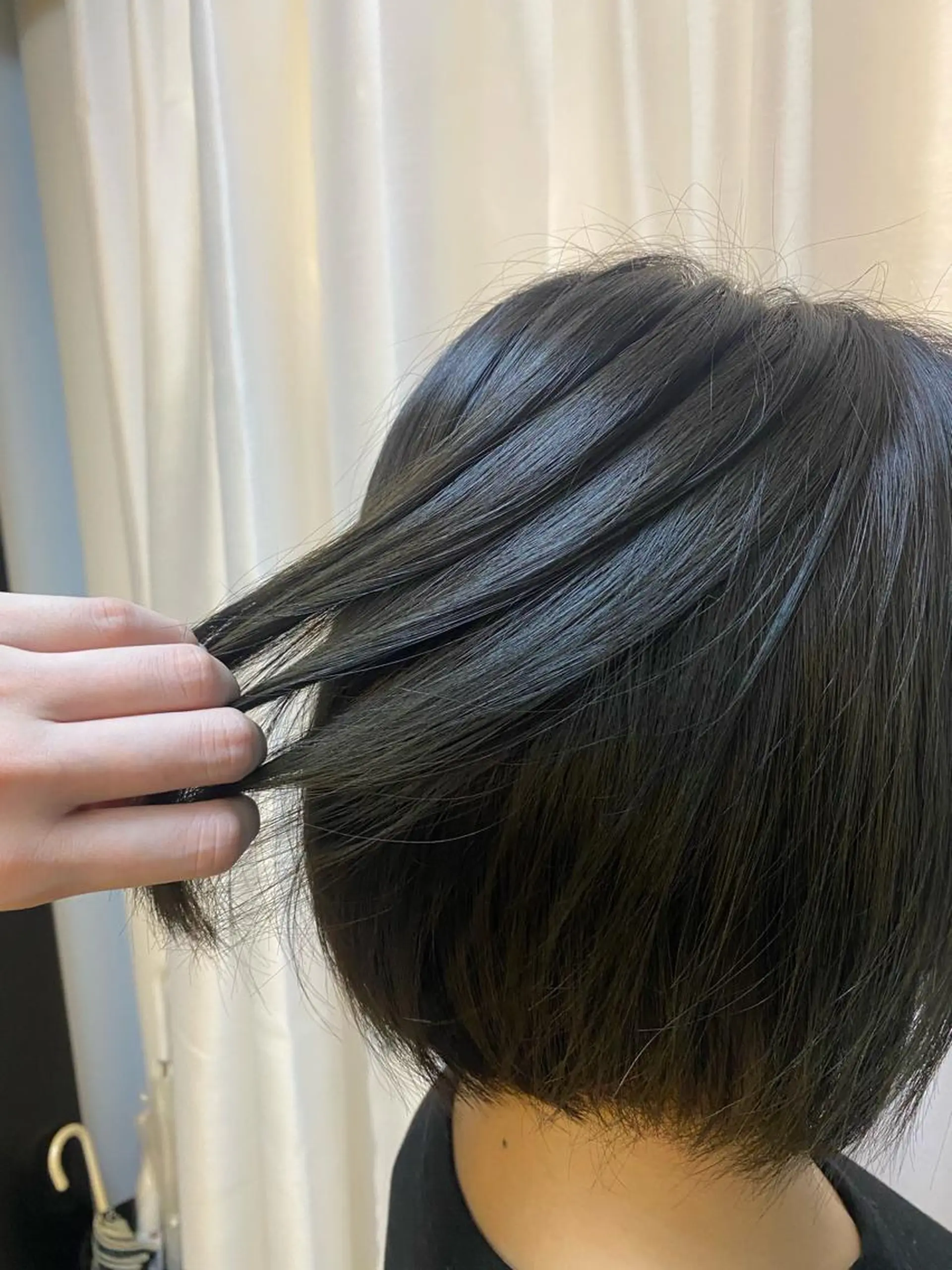 カラー 柔らかい縮毛矯正/ ボブ/北林のヘアスタイル