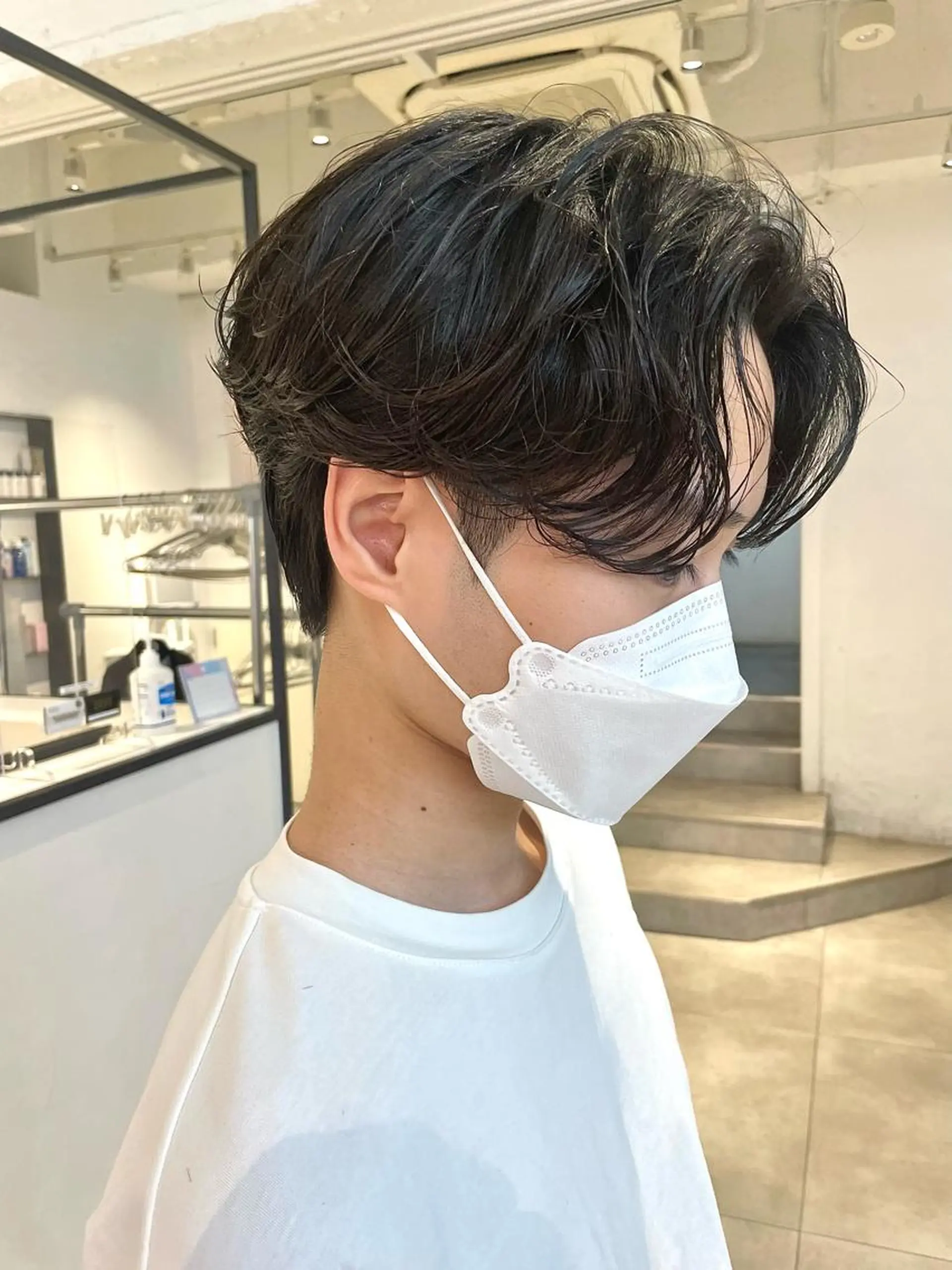 ショート パーマ メンズ カット 🇰🇷カルマパーマ kaito🇰🇷のヘアスタイル