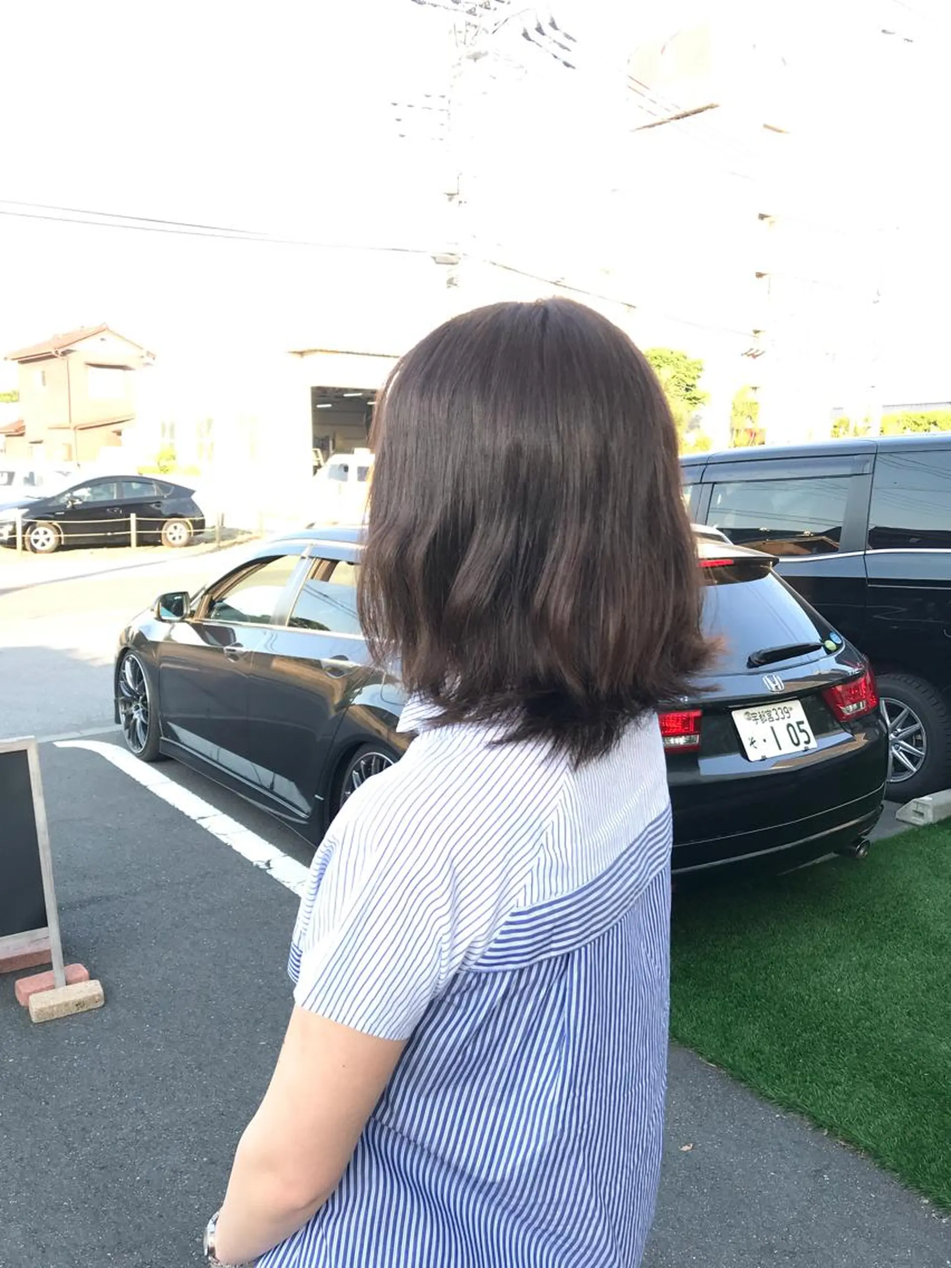 セミロング ヘアアレンジ 佐々木 浩之のヘアスタイル