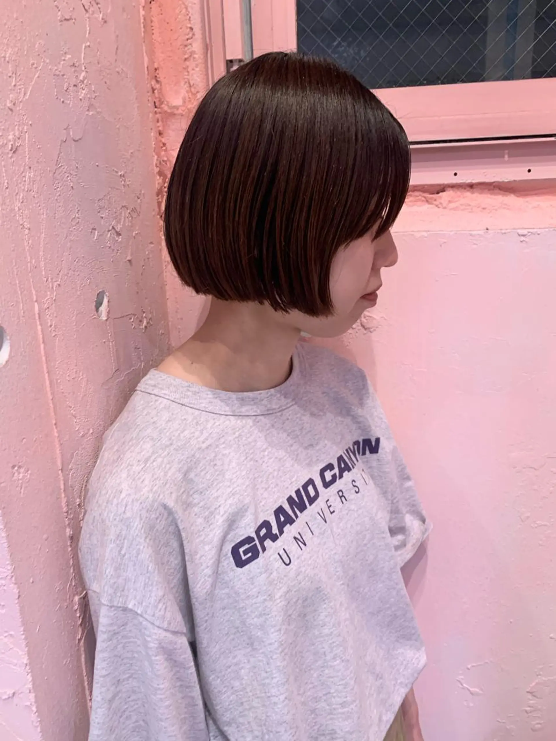 ショート ボブ 山嵜 かなのヘアスタイル