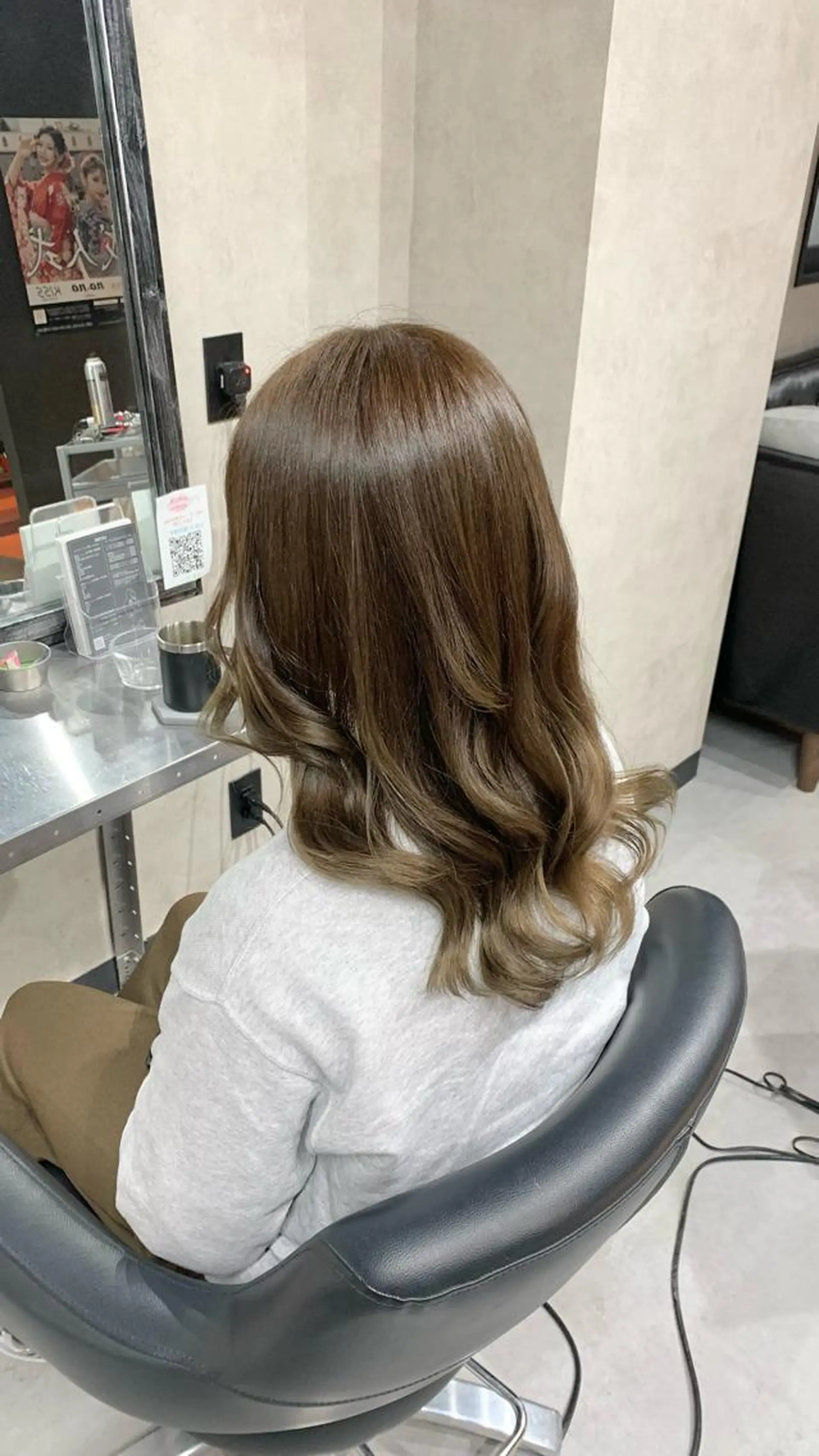 セミロング ヘアカラー トリートメント B E C H I C O〔べち子〕のヘアスタイル