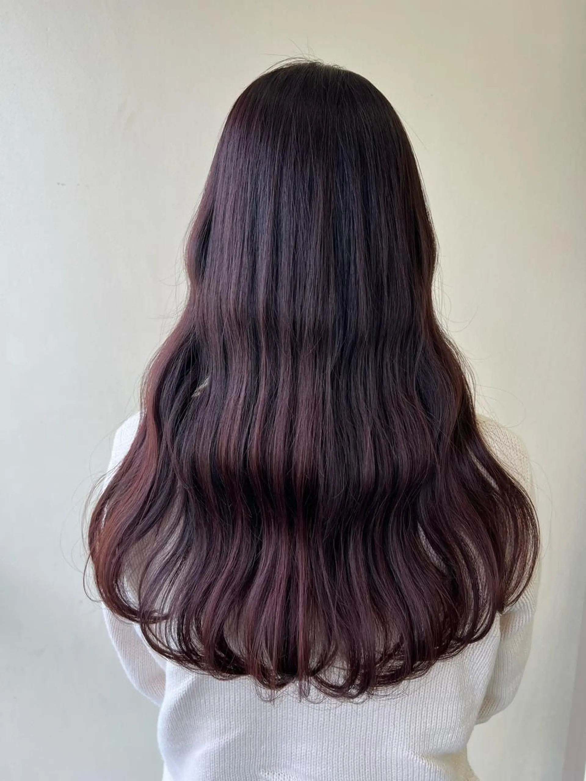 ロング カット ヘアカラー トリートメント レイヤーカット 🇰🇷SAYAのヘアスタイル