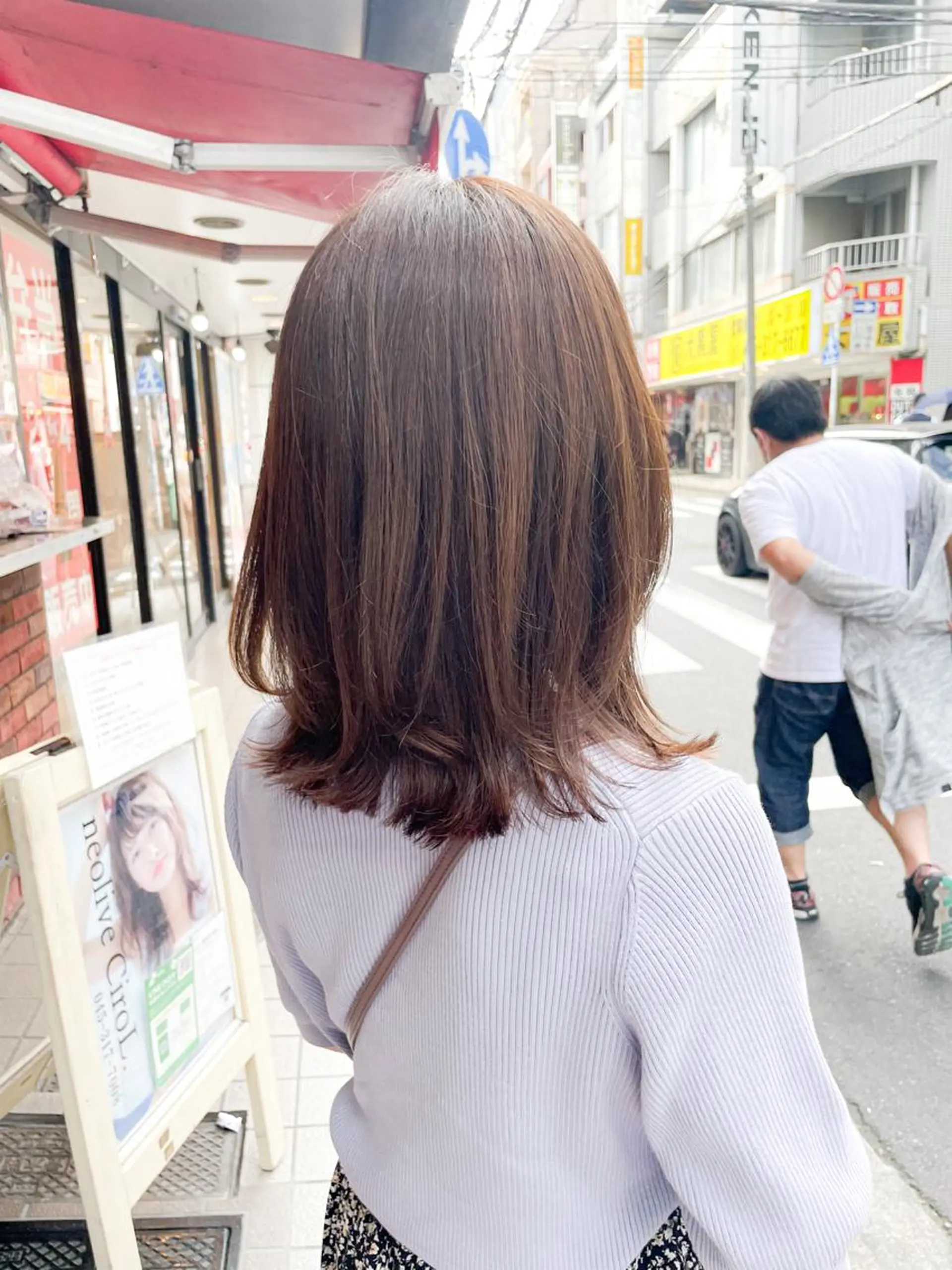 ミディアム カラー ミディアムレイヤー ベージュカラー レイヤーカット カット ヘアカラー ✨カラー支持No.1 🧸ワキ カナコ🧸のヘアスタイル
