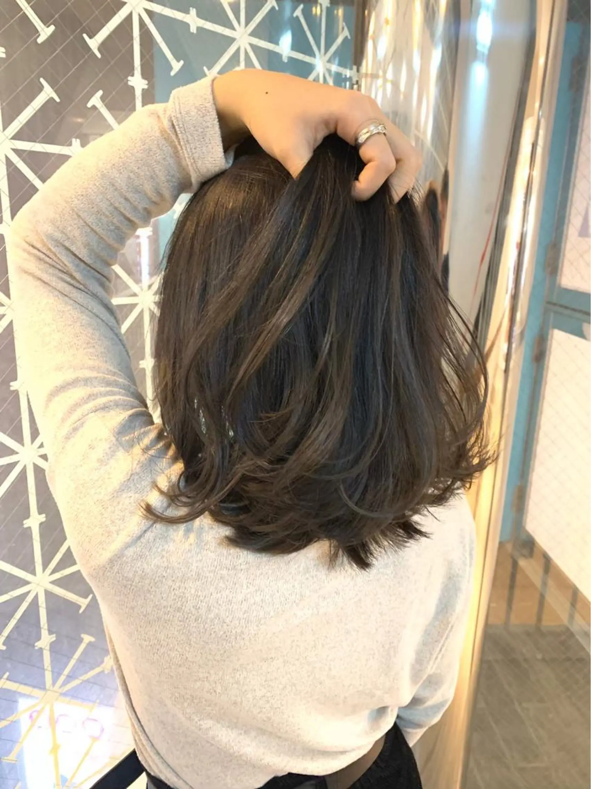 ミディアム ミディアムパーマ トリートメント メンズ特化美容師/ 新井　洸太のヘアスタイル