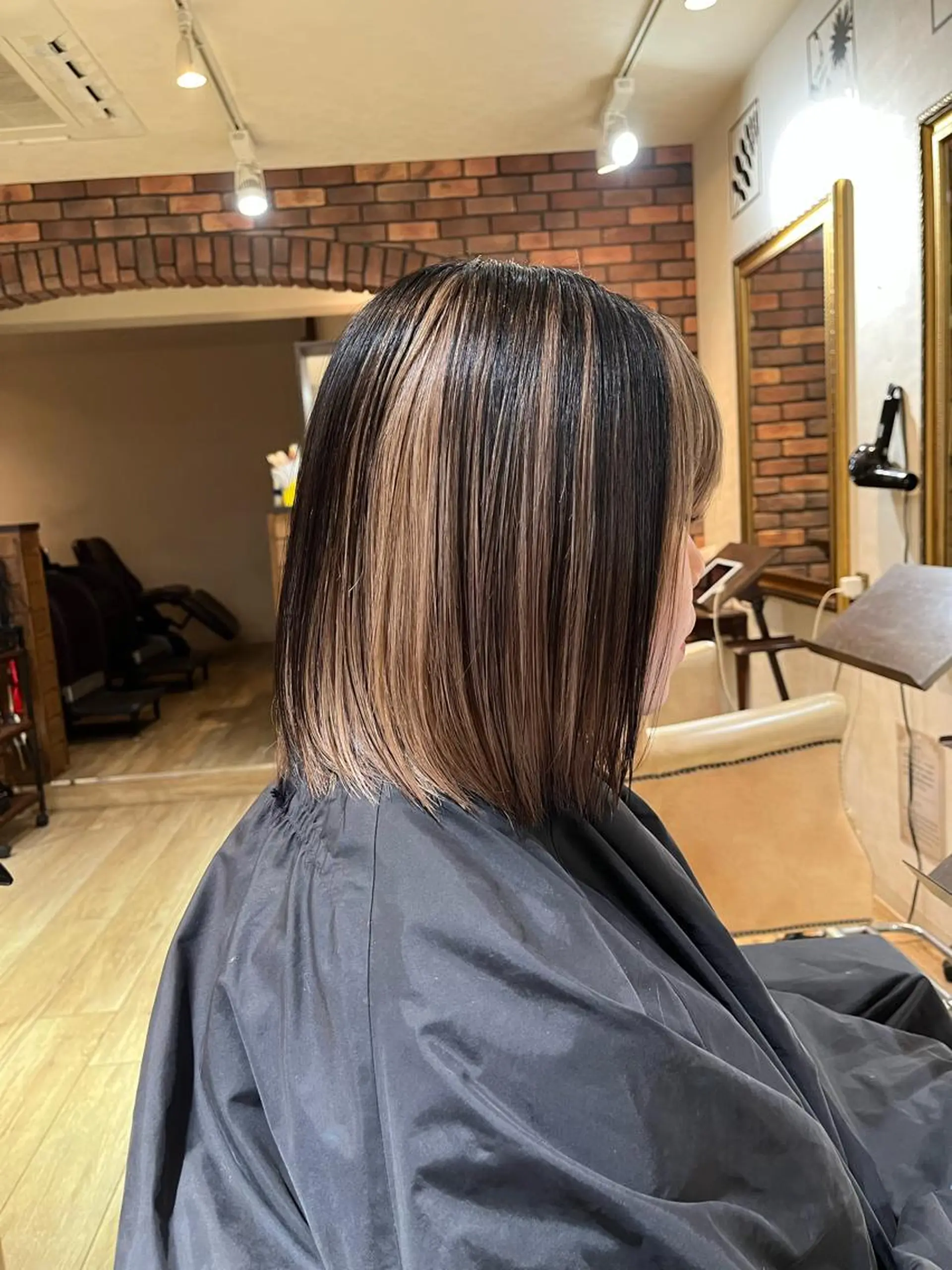 ショート カラー ブリーチ デザインカラー ブリーチなしカラー 縮毛矯正 ヘアカラー 中園康 /カラー/ブリーチのヘアスタイル