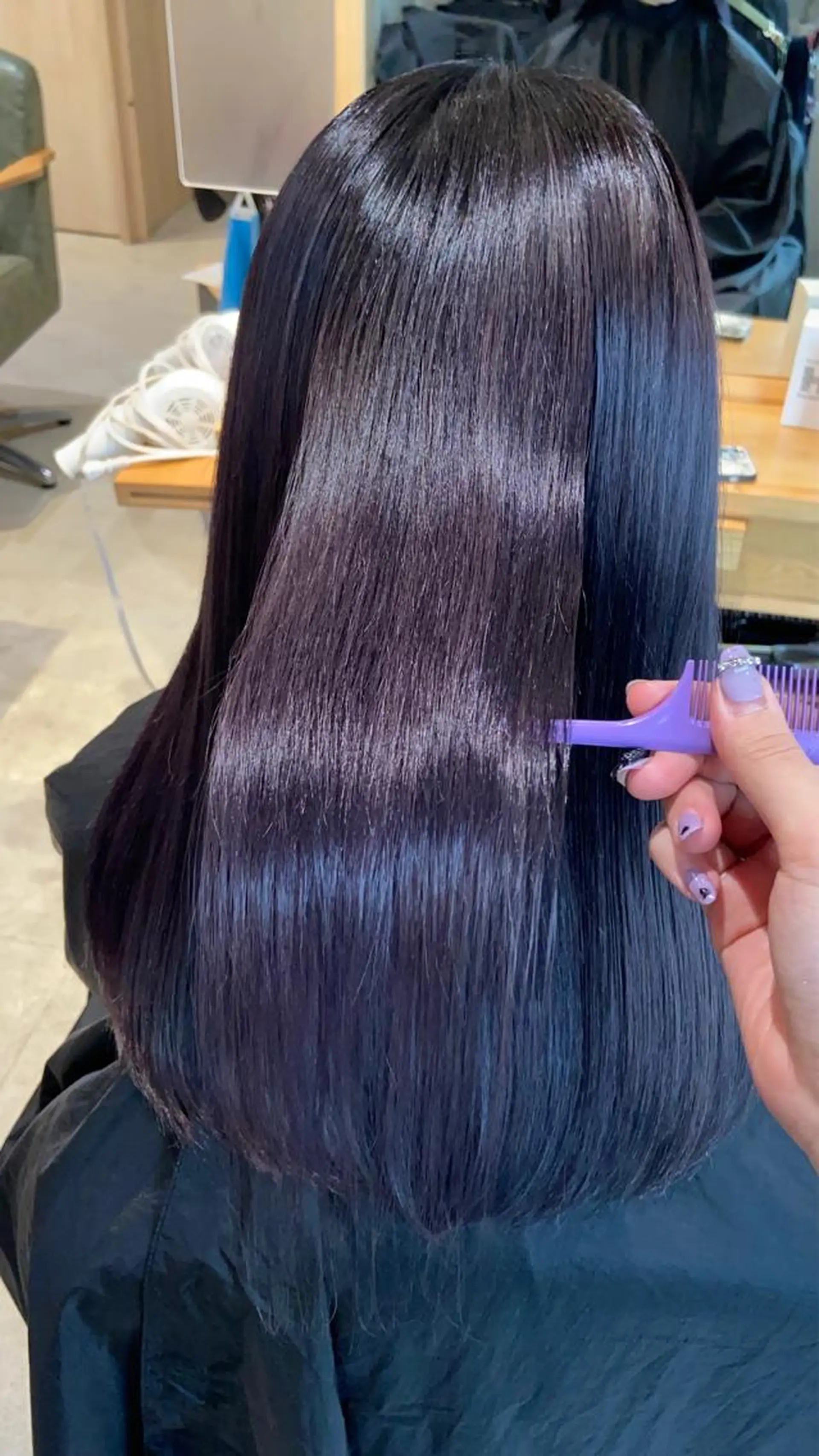 ロング 韓国風カラー 学生 髪質改善 韓国風ヘア トリートメント メンズスタイル Hitomi🐶のヘアスタイル