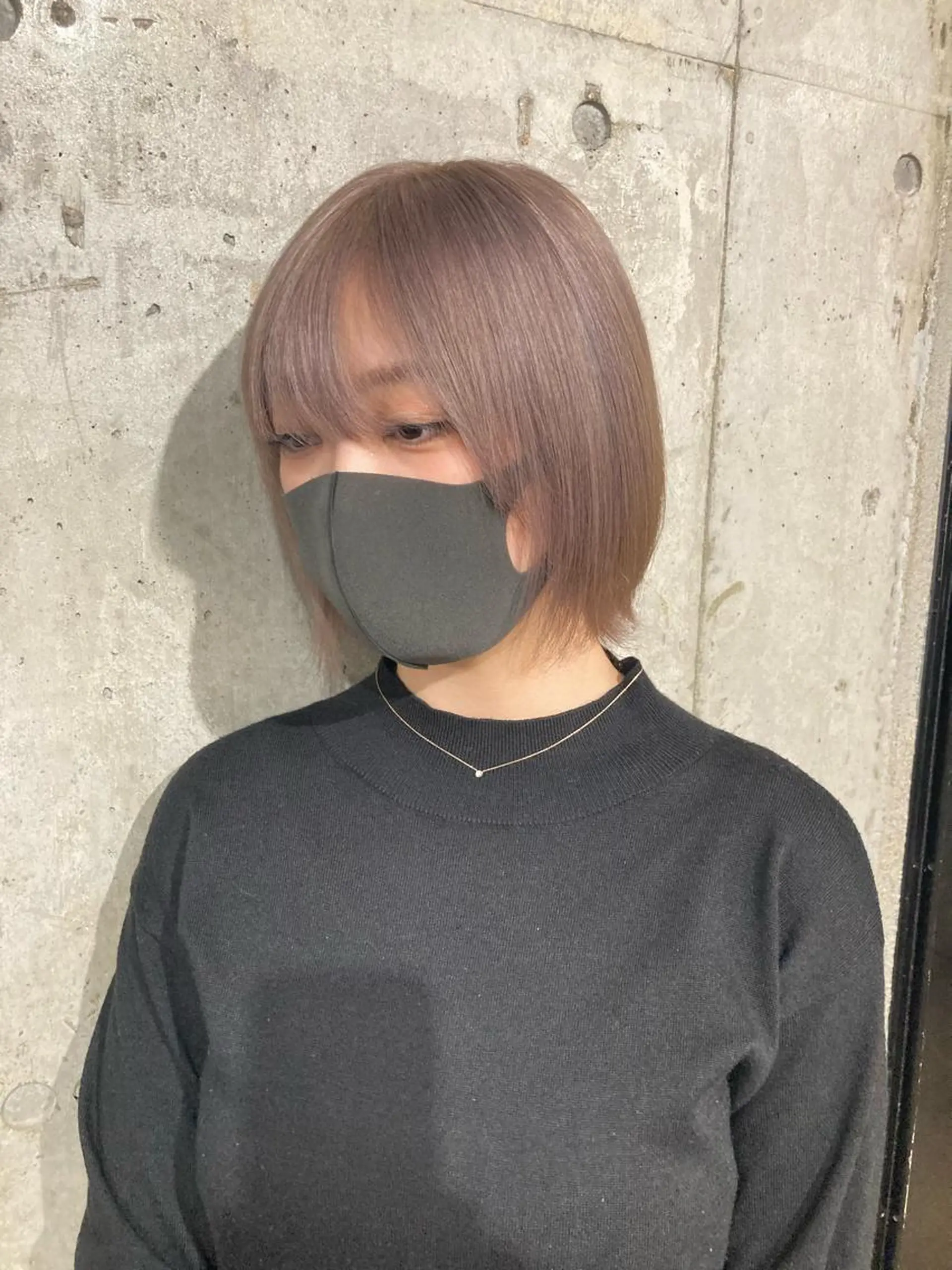 ショート カラー 髪質改善.縮毛矯正 ×韓国ヘアyukiのヘアスタイル