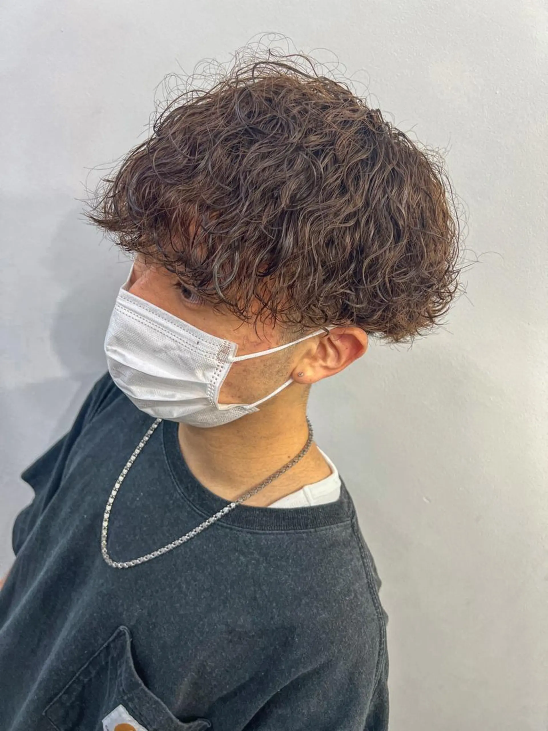 パーマ メンズ カット パーマ メンズパーマ特化💇 奥田敦哉のヘアスタイル