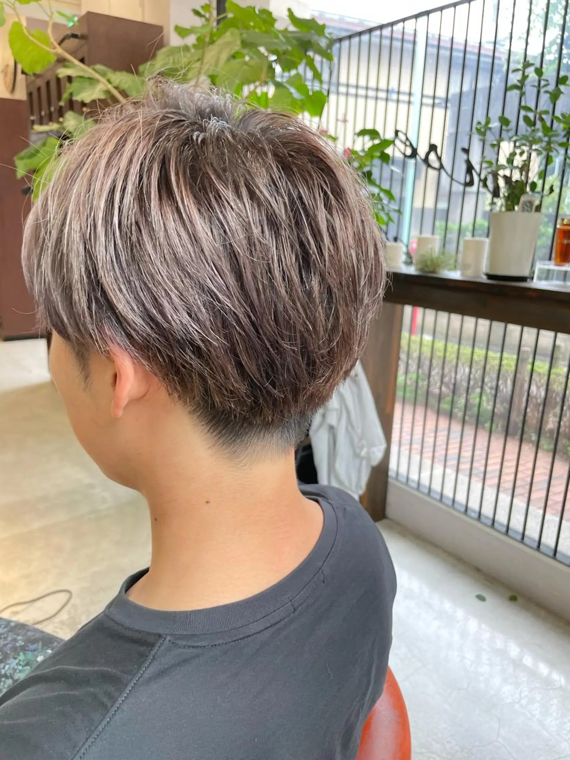 カラー メンズ メンズブリーチ 刈り上げ ベージュカラー ブリーチ 透明感カラー カット ヘアカラー トリートメント メンズ特化🟡個室 口コミ高評価🟡三澤のヘアスタイル