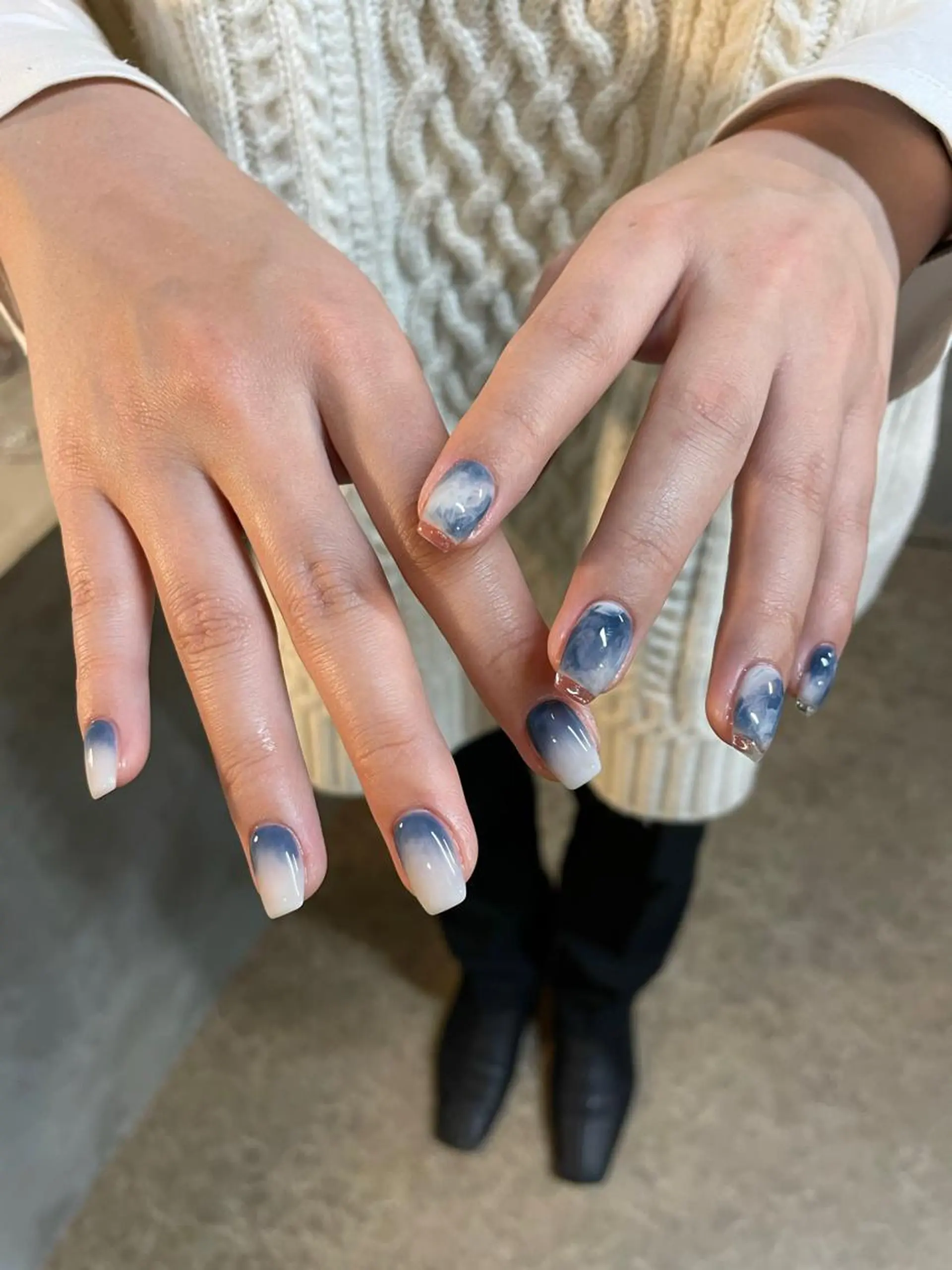 ネイル 長さ出し twoo______ miyuのネイルデザイン