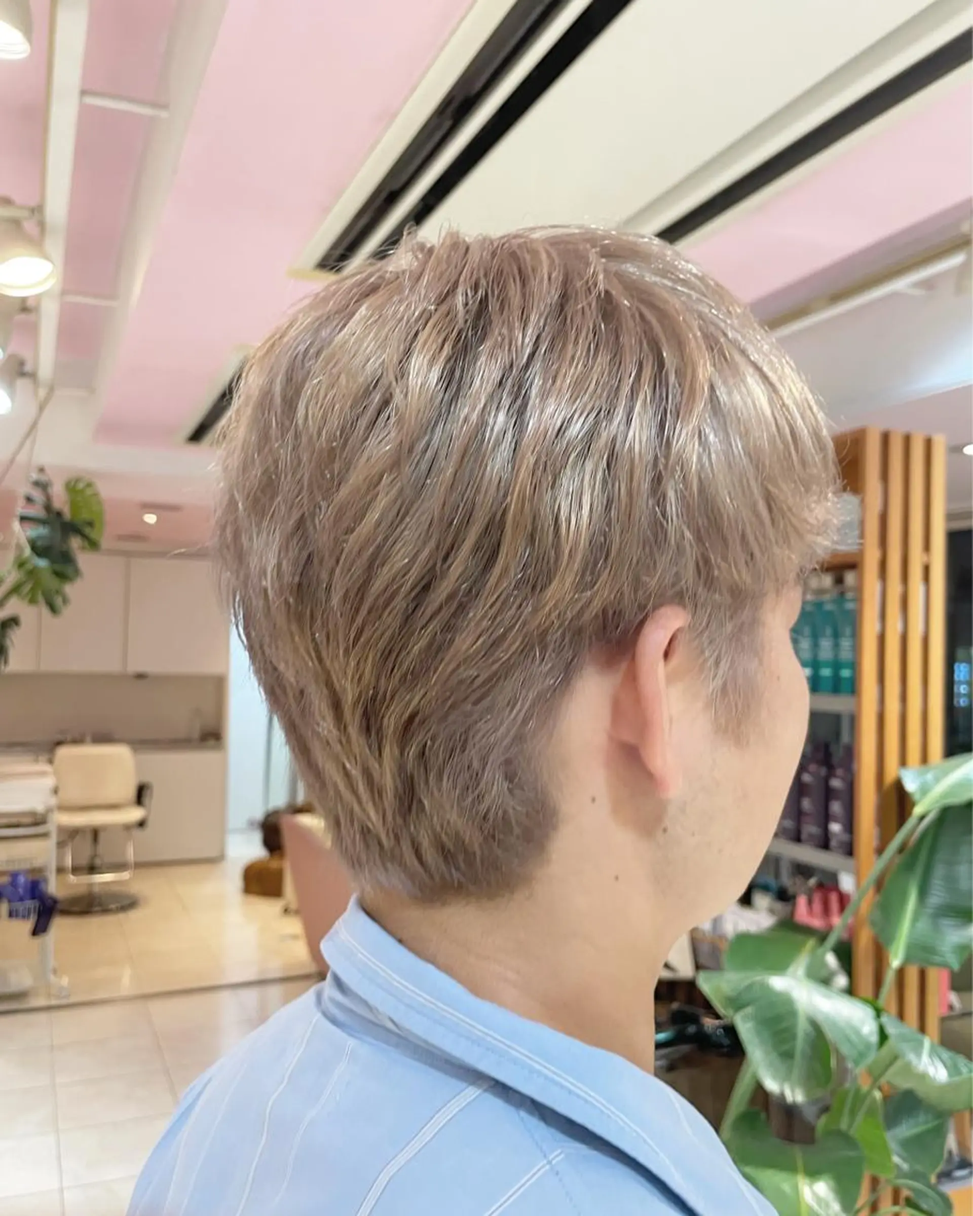 カラー ブリーチ Riku 西荻窪/メンズカットのヘアスタイル