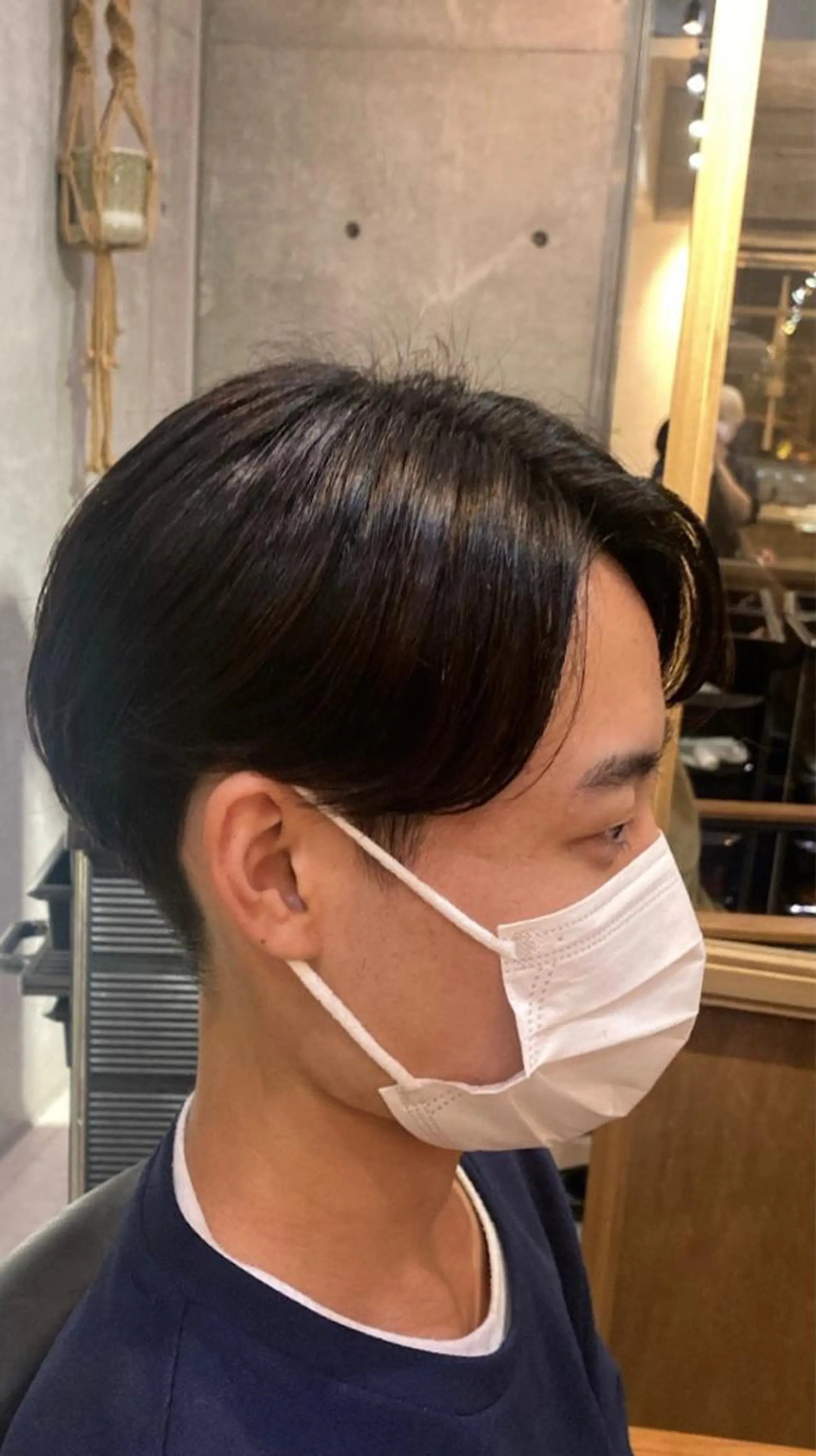 メンズ センターパート FERIA池田 石田較貴のヘアスタイル