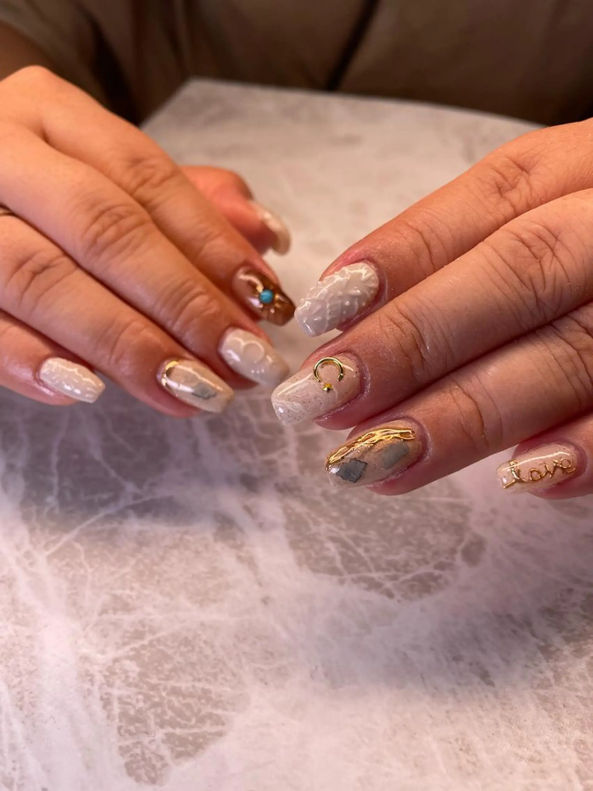 ネイル ハンドネイル YOUTH nails waxing所属・YOUTH natsumiのネイルデザイン