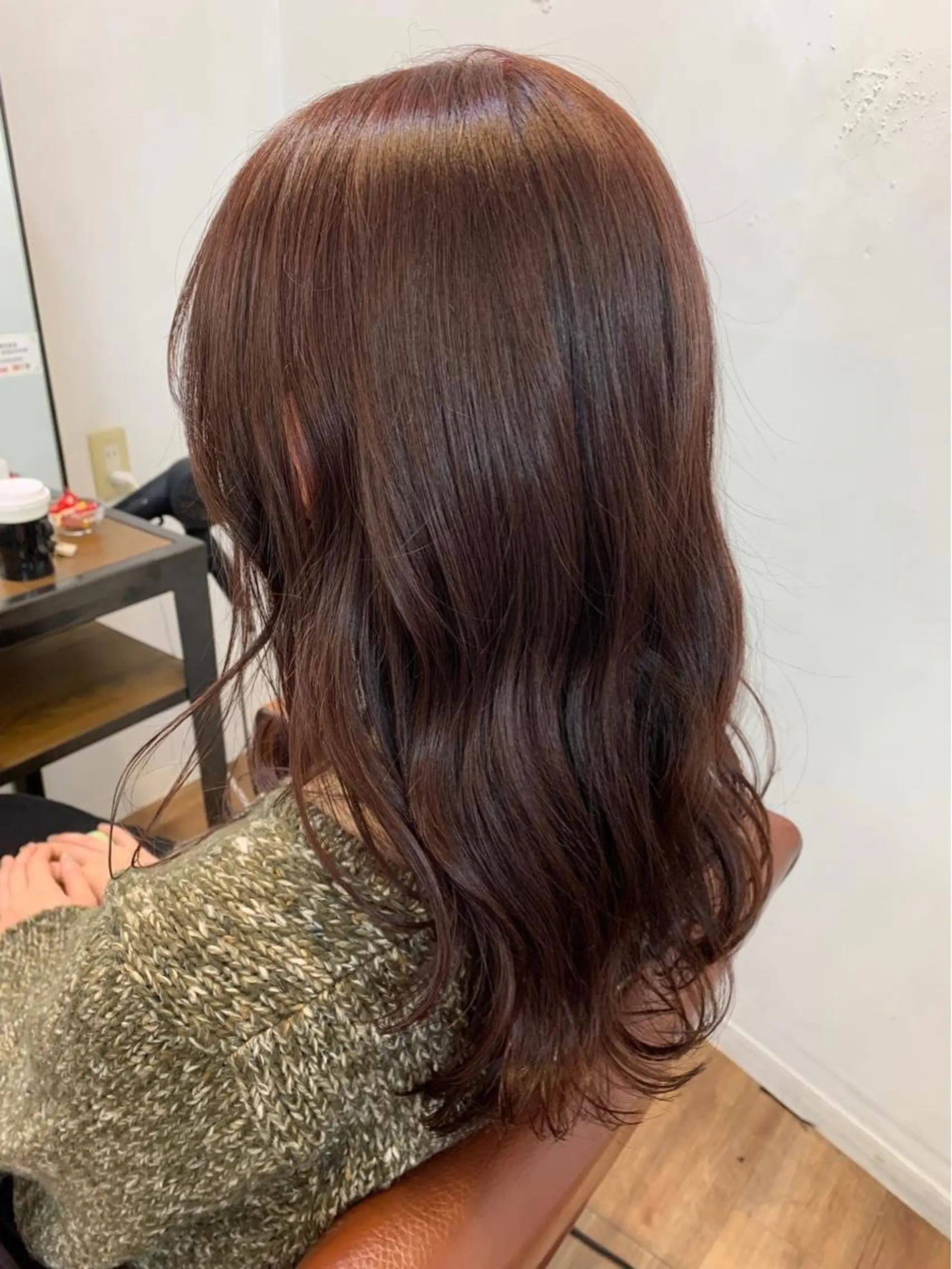 セミロング カラー 加藤 杏のヘアスタイル