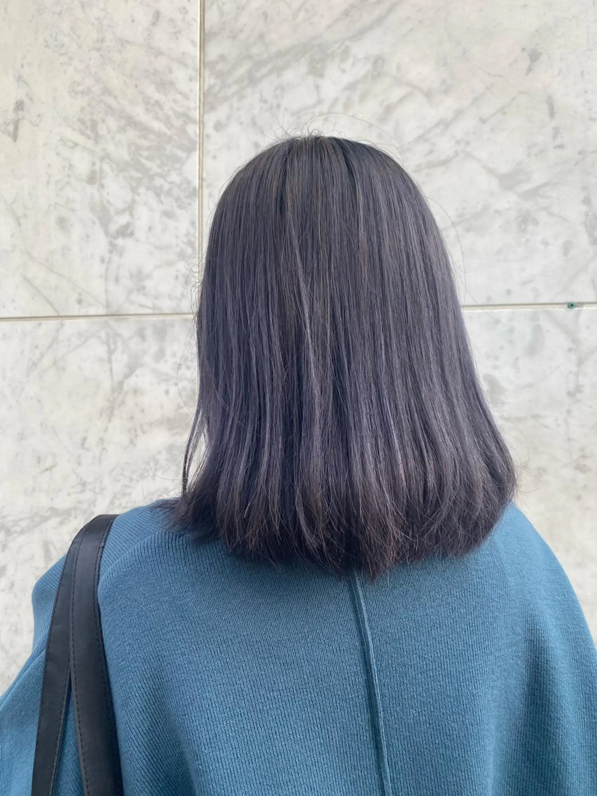 カラー シルバー 長尾菜々美🐰 ／ハイトーンカラーのヘアスタイル