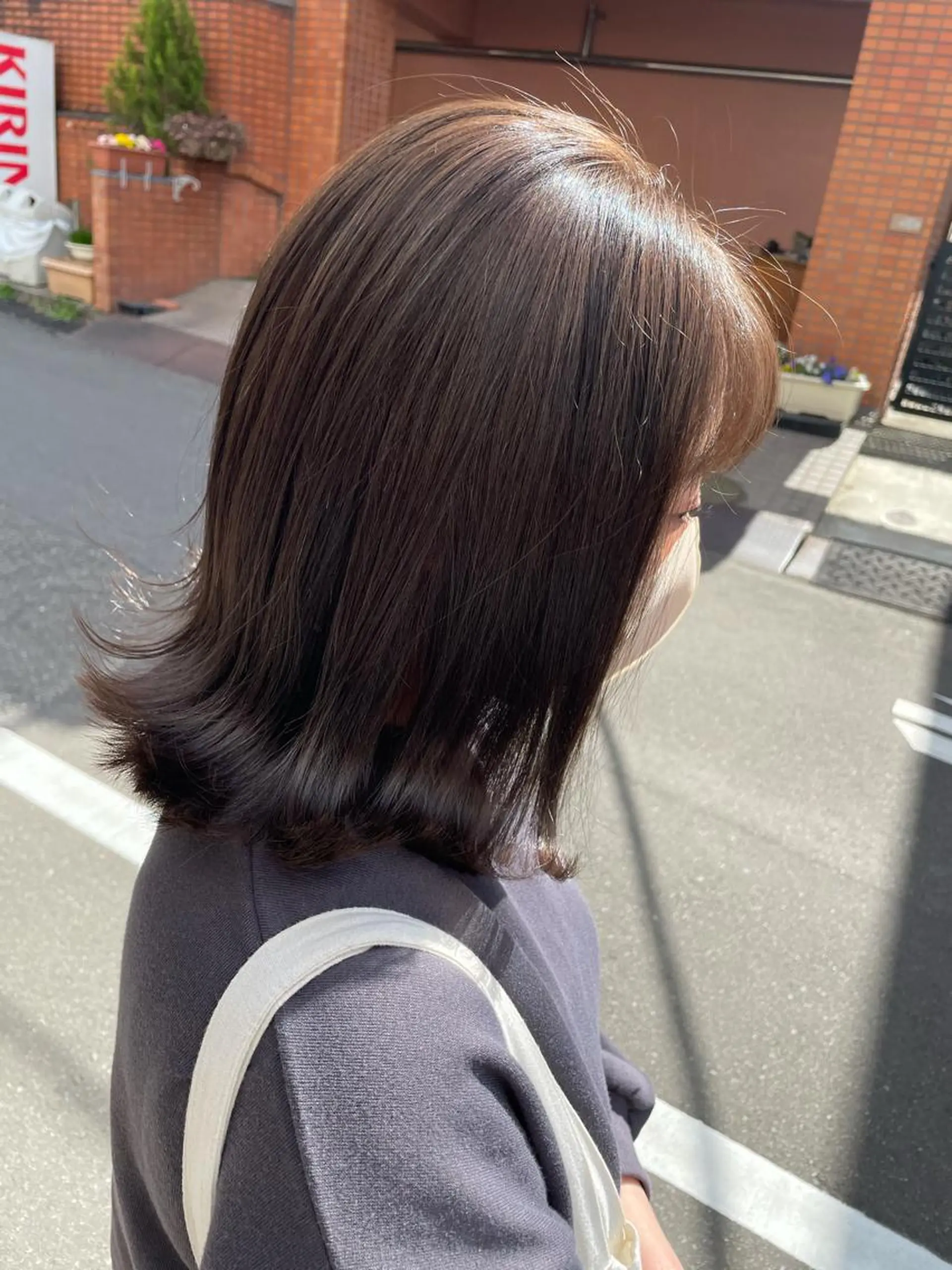 ミディアム カラー アッシュ オリーブアッシュ カット 縮毛矯正 AN'TIA小作代表 ⭐︎kazuma⭐︎のヘアスタイル